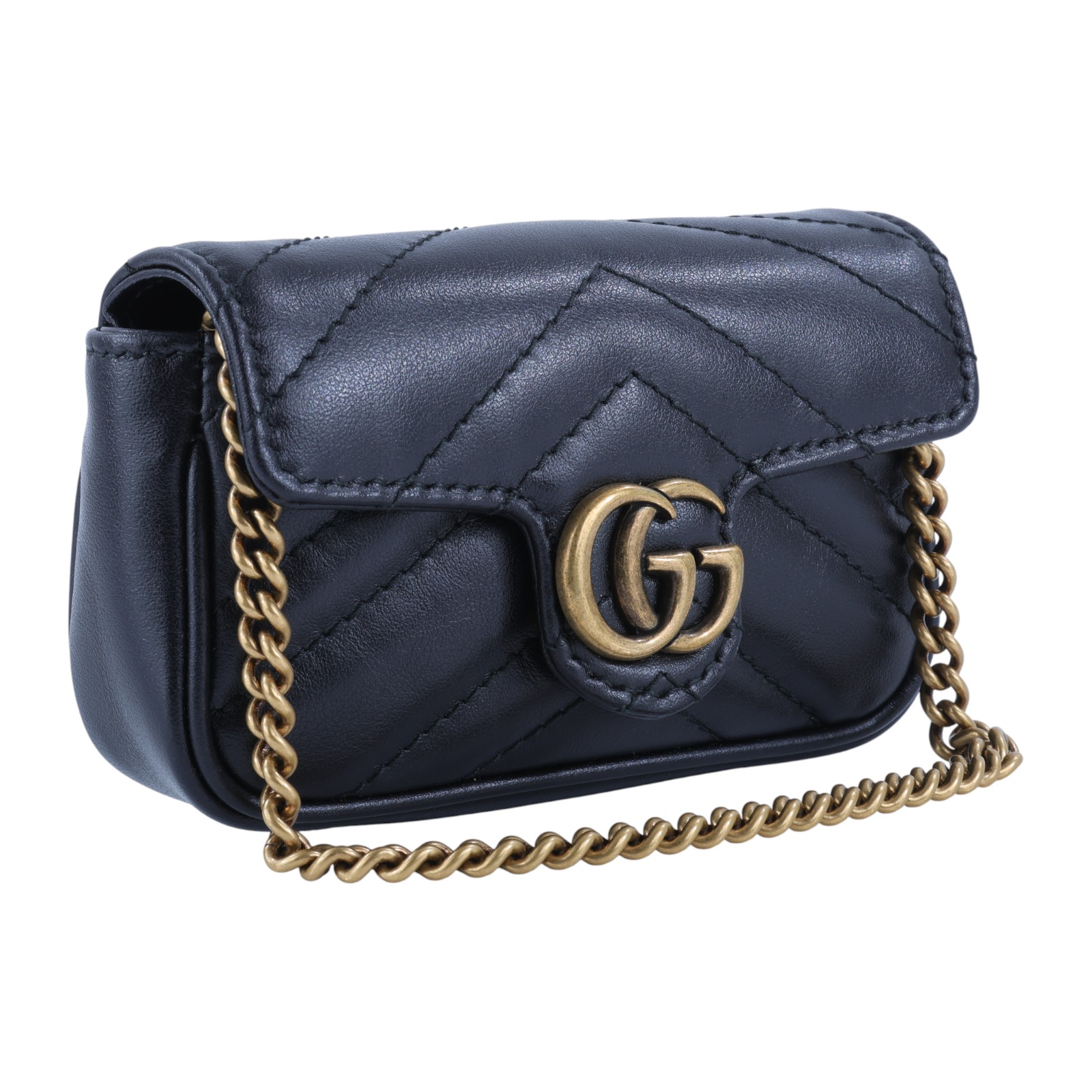 古馳 GUCCI GG Marmont 迷你 卡包 手拿包 575161 DTDCT 黑MARMONT MINI 原廠盒子/防塵袋