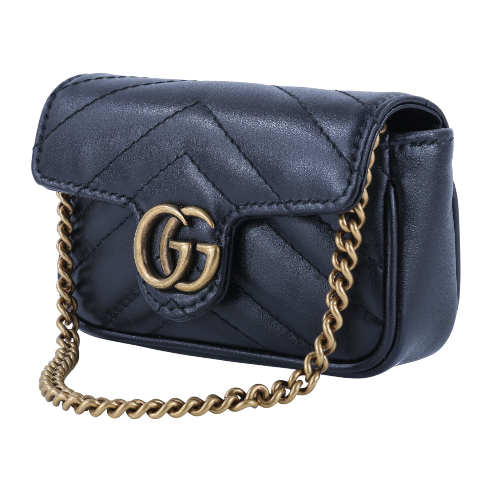 古馳 GUCCI GG Marmont 迷你 卡包 手拿包 575161 DTDCT 黑MARMONT MINI 原廠盒子/防塵袋