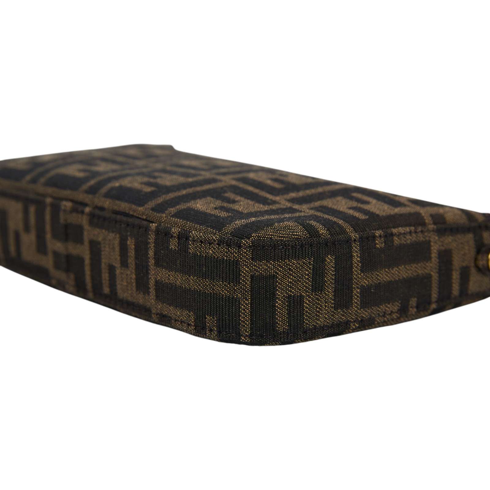 芬迪 FENDI Baguette FF布料 飾鏈 手拿包 8BS073AD23 帆布FF麻將包 防塵袋