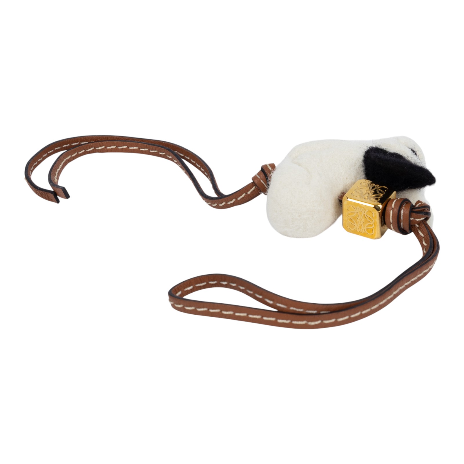 羅意威 LOEWE 法國鬥牛犬造型吊飾 C621232X22 法鬥吊飾 原廠盒子/防塵袋