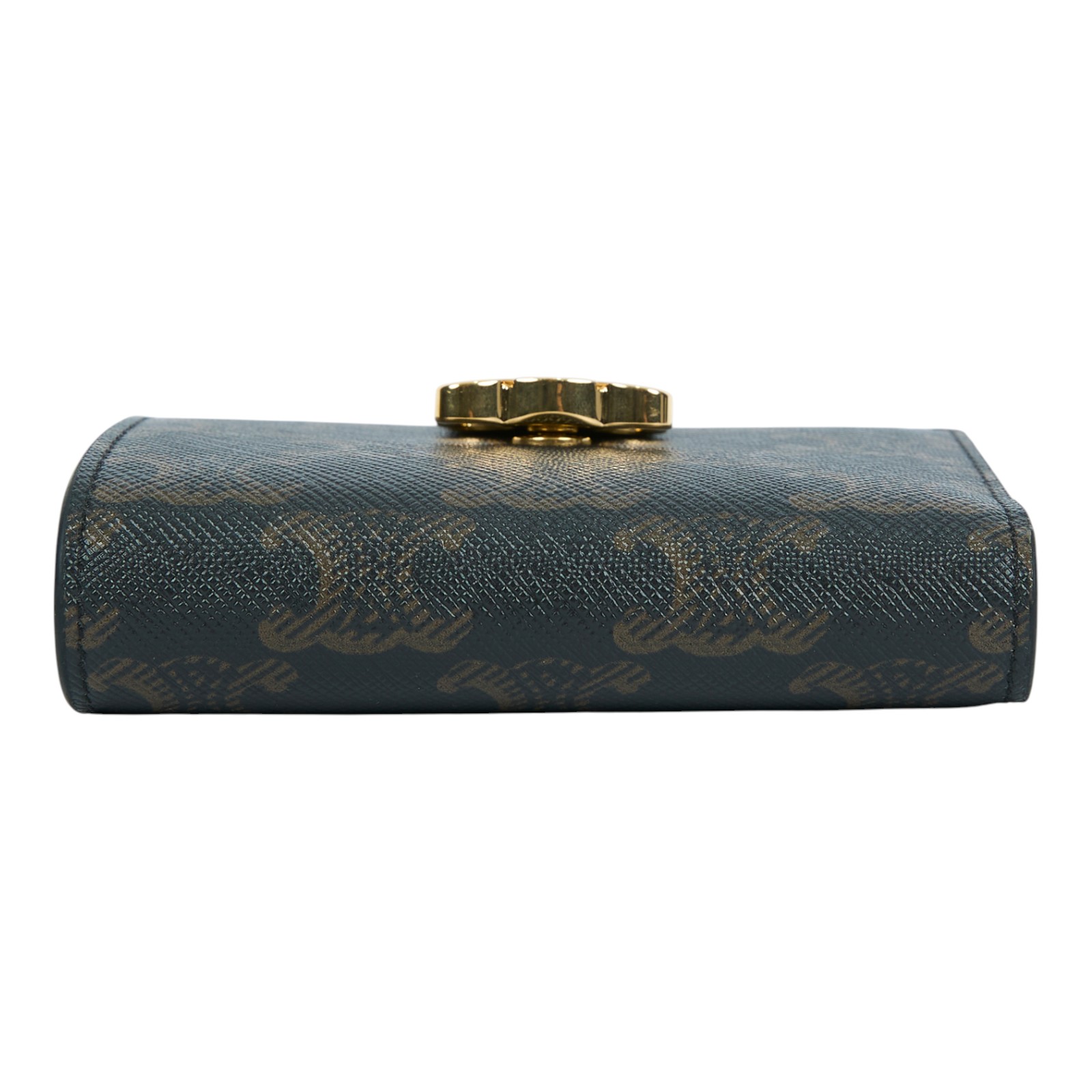 思琳 CELINE Nino 標誌印花 精緻飾帶 錢包 短夾 10M962CQH 凱旋門NINO老花短夾 原廠盒子/防塵袋