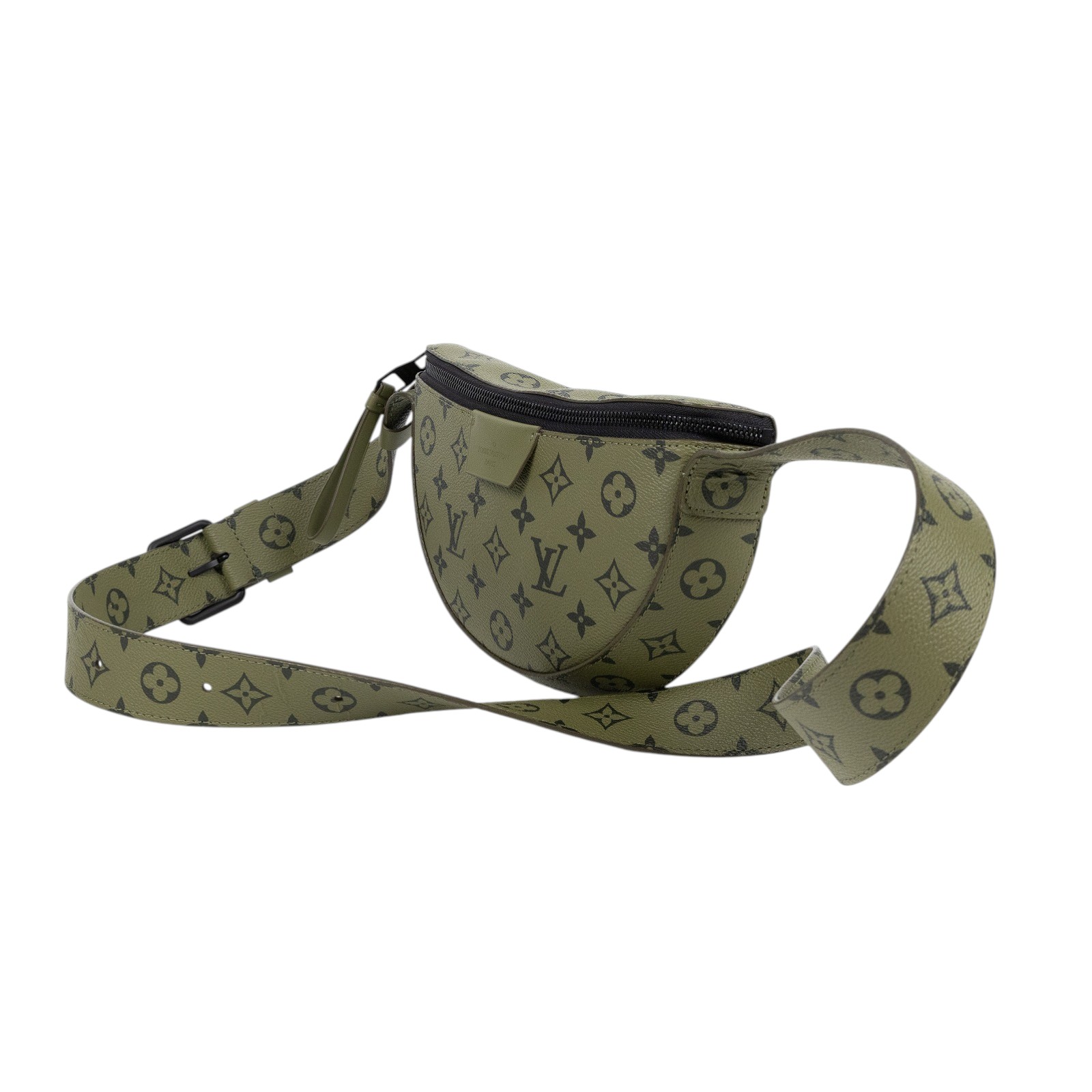 路易威登 LOUIS VUITTON Moon Crossbody 肩背包 斜背包 M23838 晶片款 綠原花Moon斜背包 防塵袋