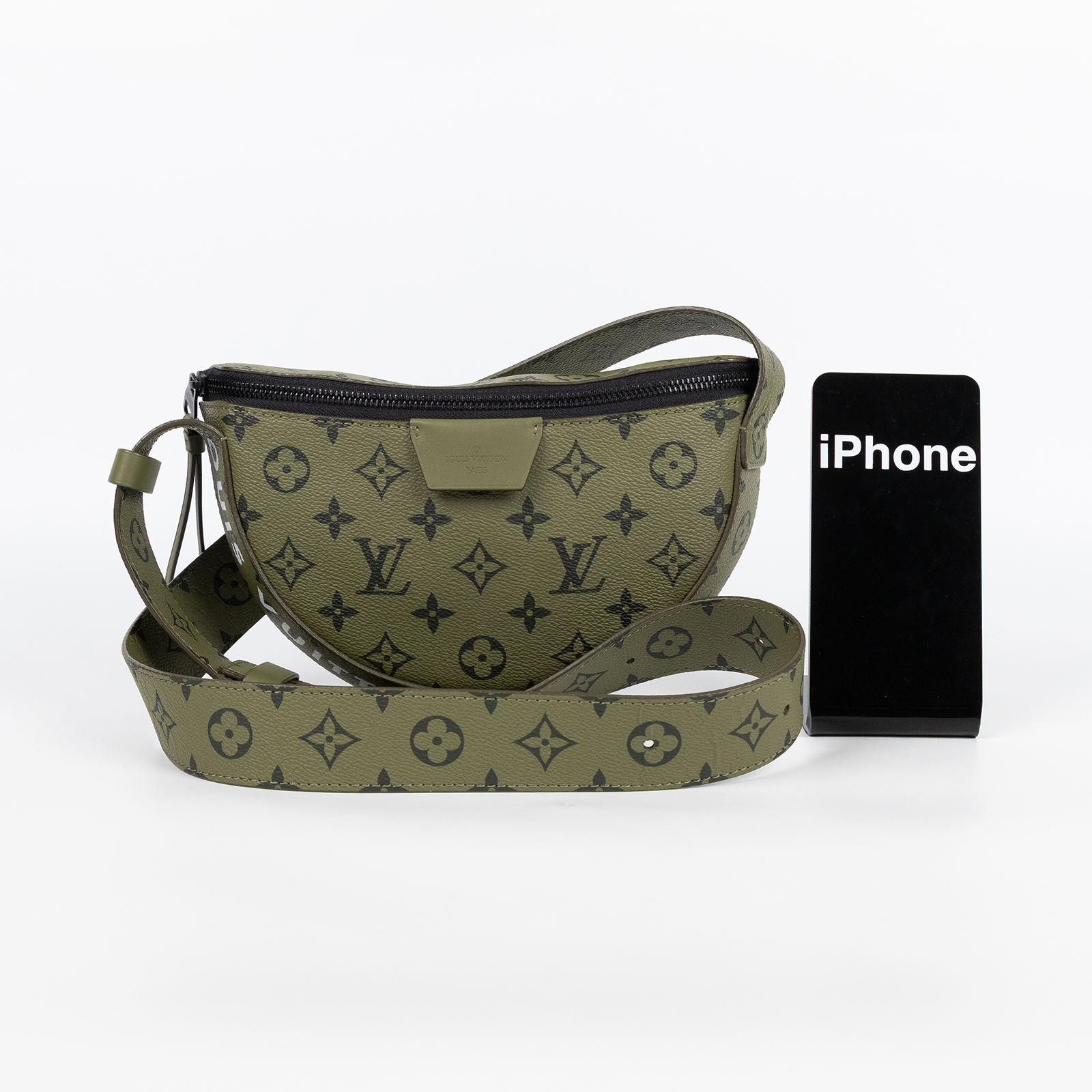 路易威登 LOUIS VUITTON Moon Crossbody 肩背包 斜背包 M23838 晶片款 綠原花Moon斜背包 防塵袋