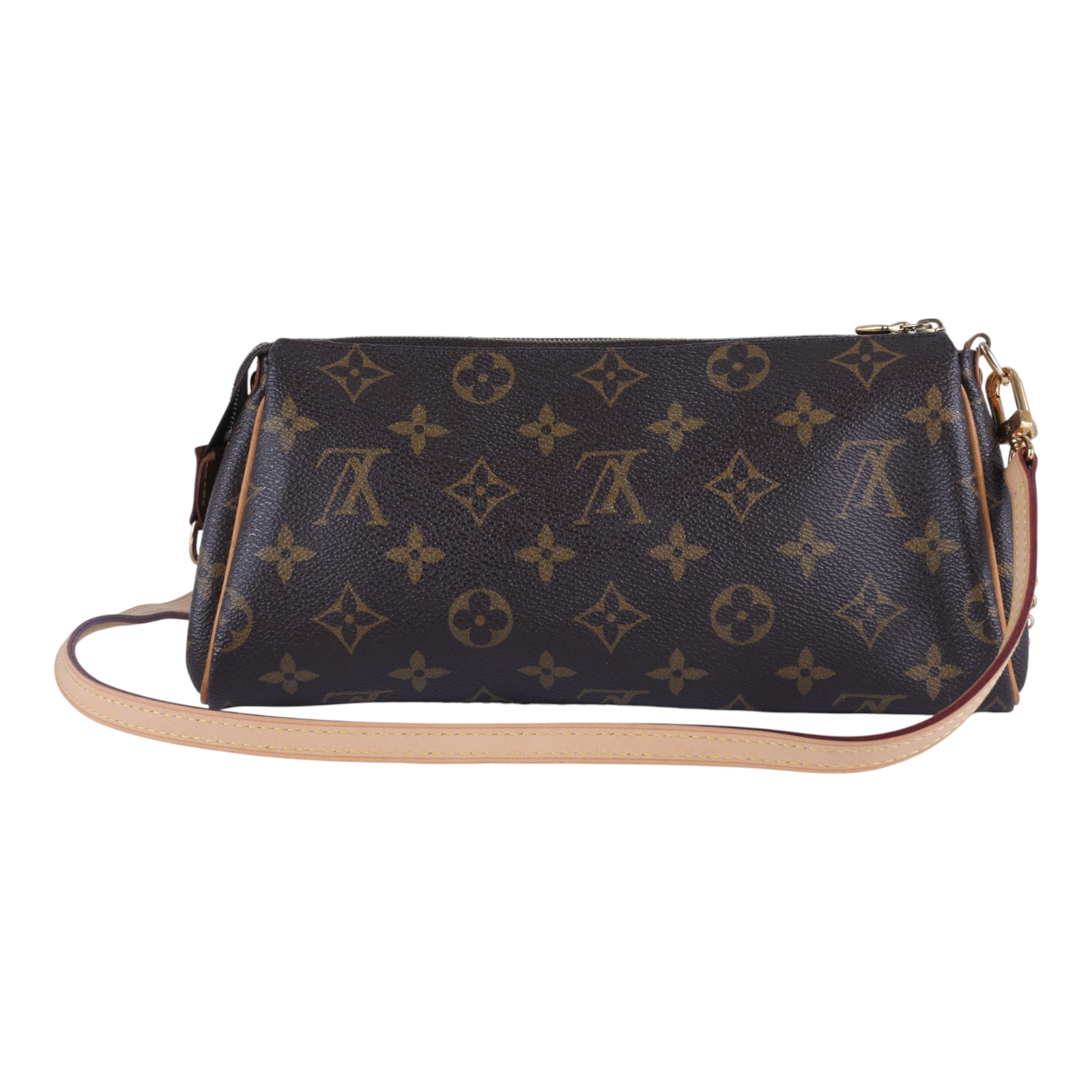 路易威登 LOUIS VUITTON Eva 經典帆布 鍊帶 小肩包 M95567 原花EVA 防塵袋/背帶