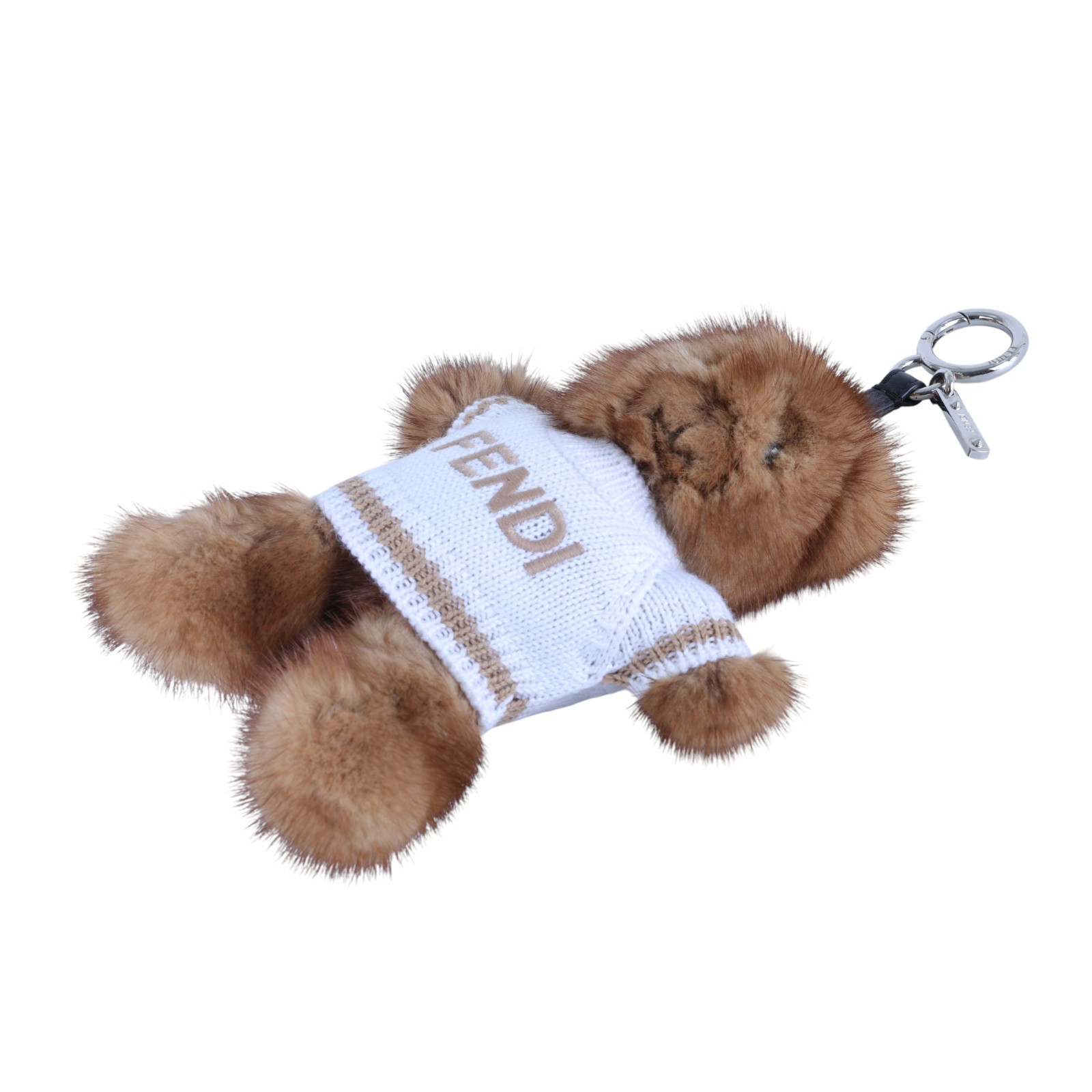 芬迪 FENDI 泰迪熊吊飾 7AS389AV30 棕泰迪熊吊飾 無附屬品