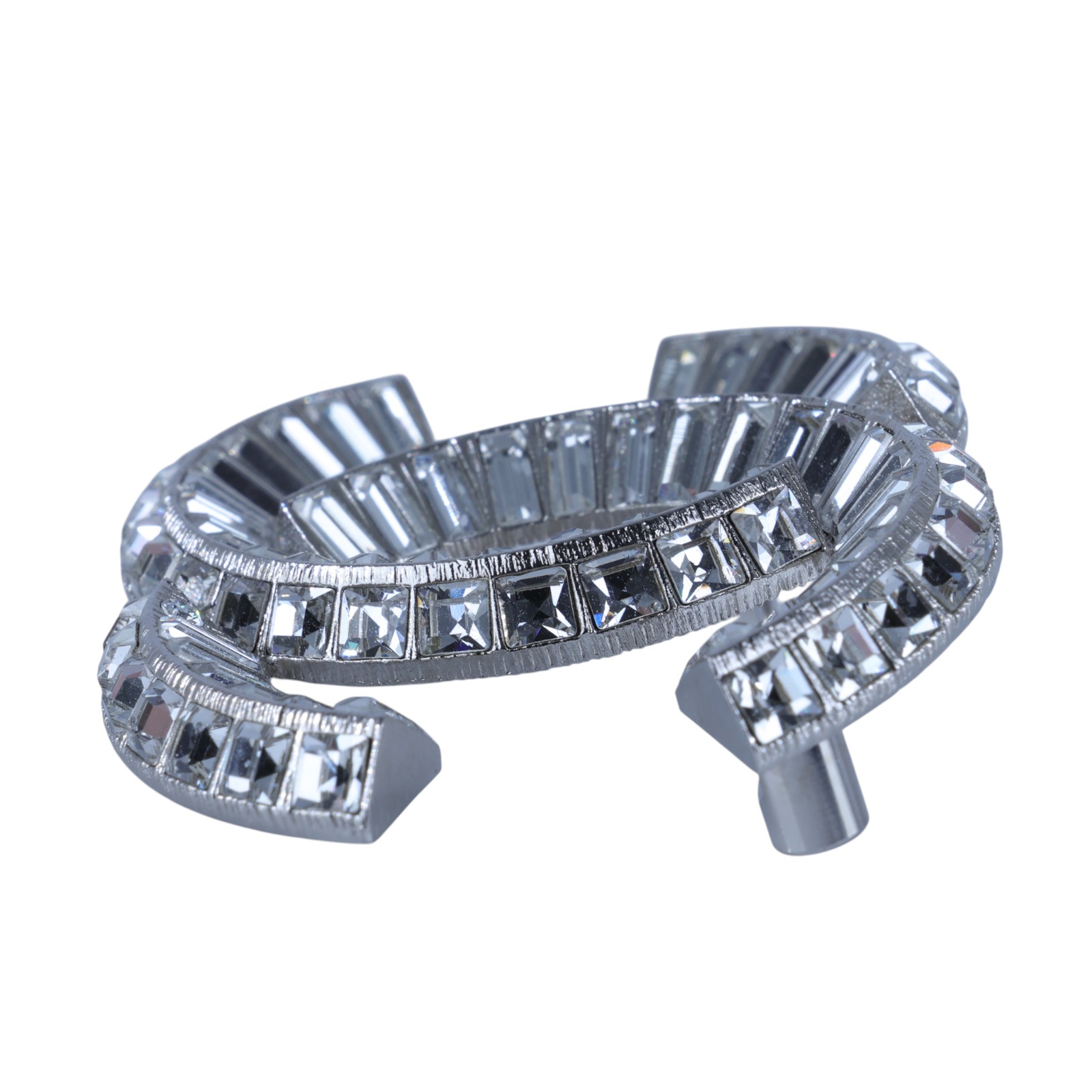 香奈兒 CHANEL CC LOGO 胸針 F24/V 雙C方形水鑽胸針 無附屬品