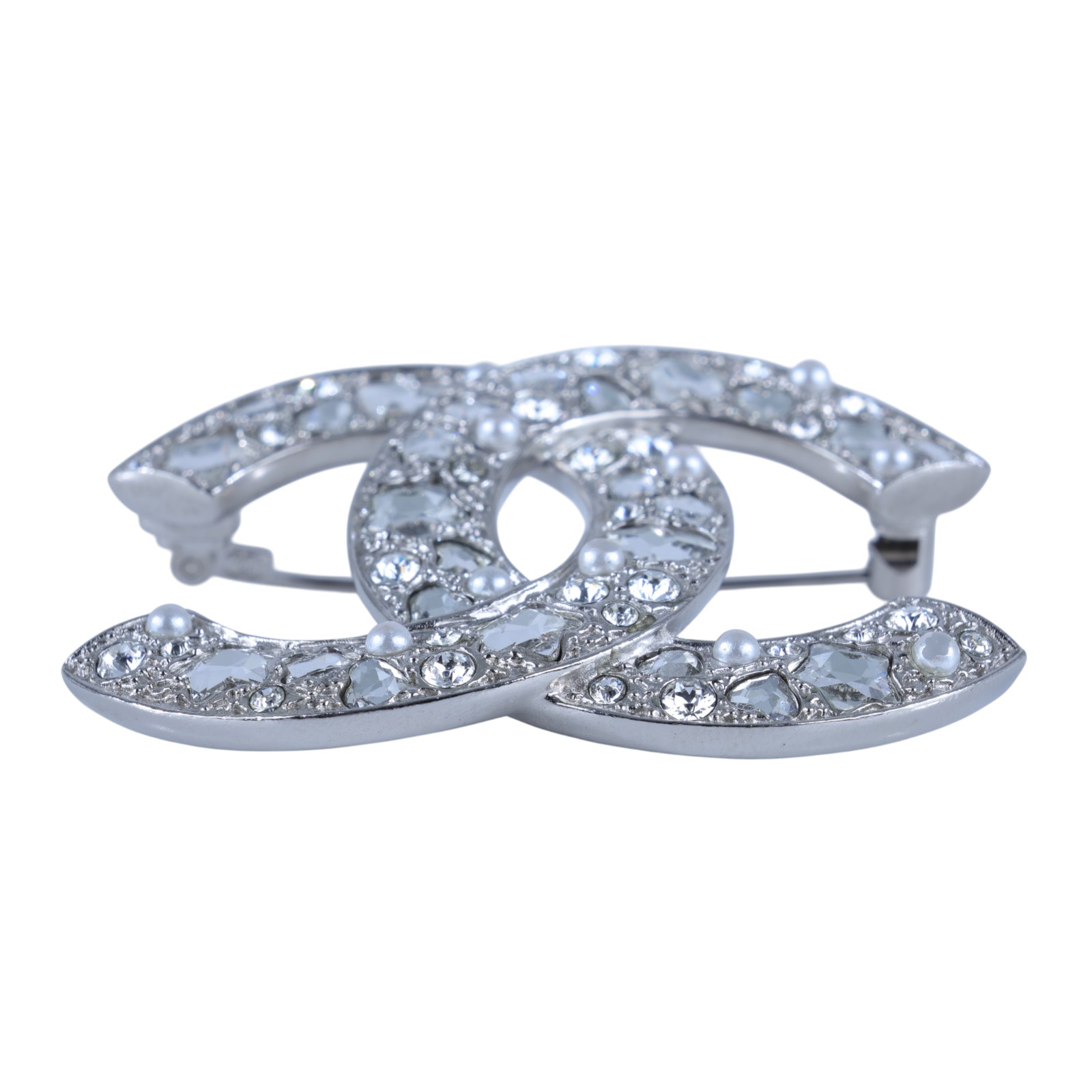 香奈兒 CHANEL CC LOGO 胸針 B23/P 雙C星星胸針 無附屬品