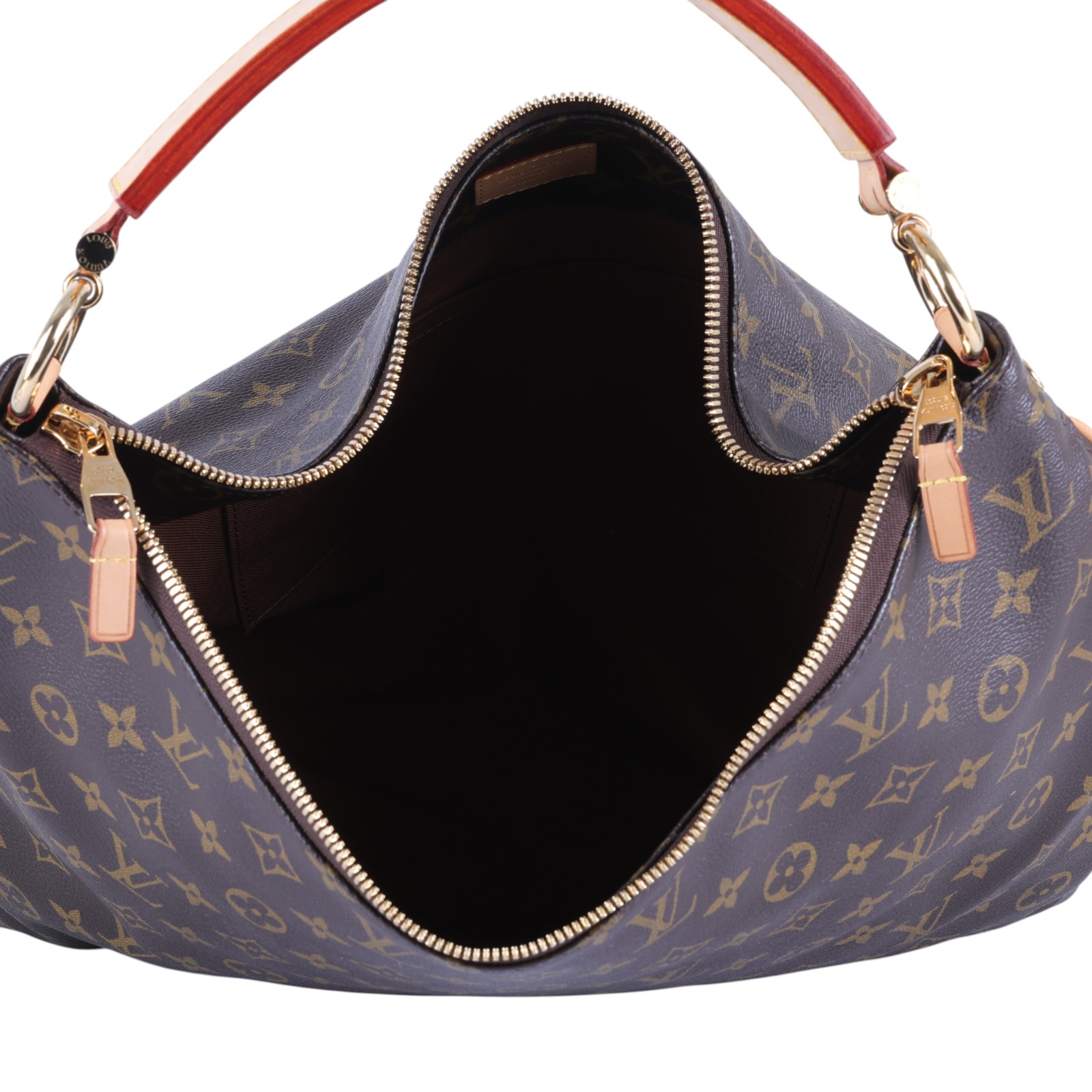 路易威登 LOUIS VUITTON Sully Monogram MM 經典帆布 雙拉鍊肩背包 M40587 原花Sully MM 防塵袋/購買證明