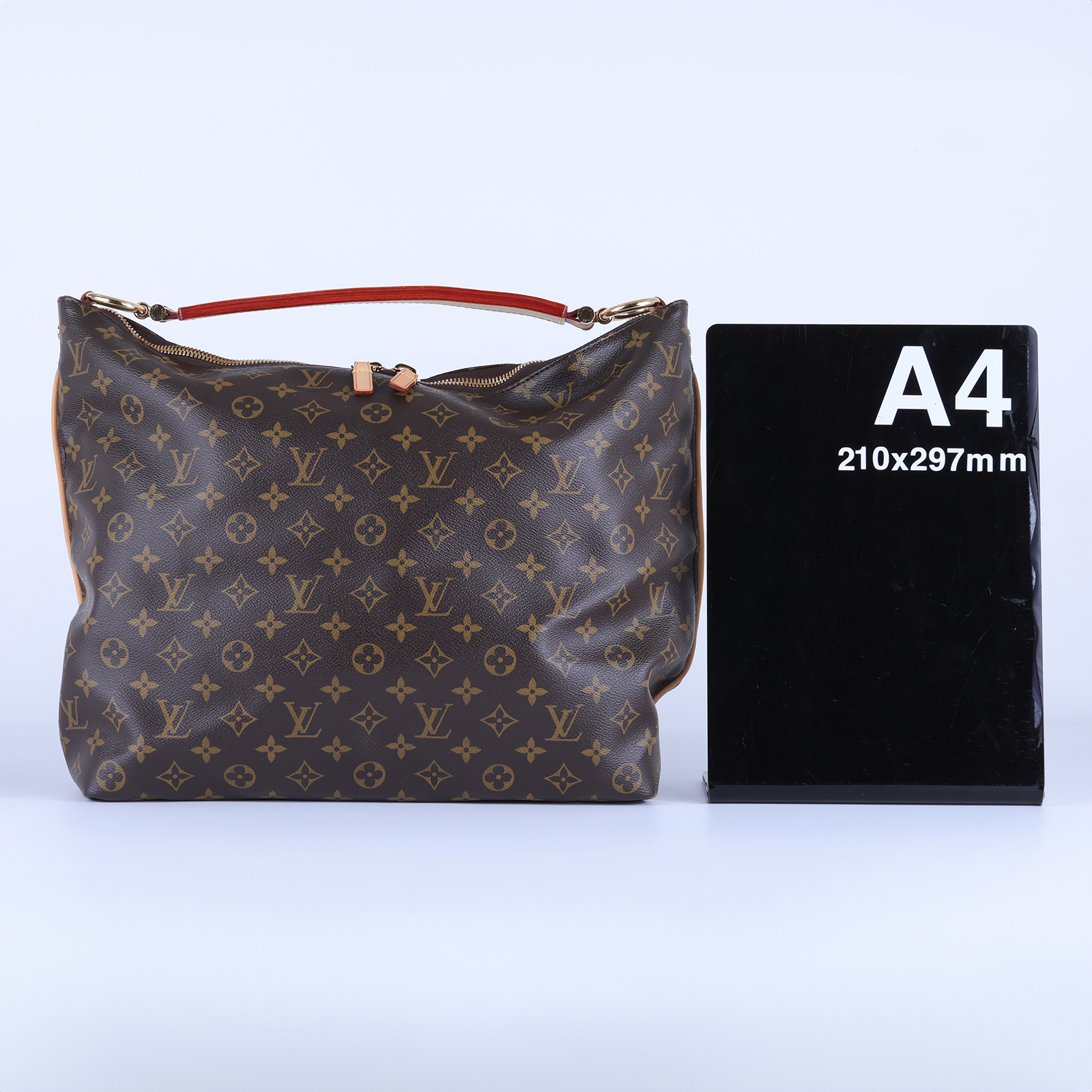 路易威登 LOUIS VUITTON Sully Monogram MM 經典帆布 雙拉鍊肩背包 M40587 原花Sully MM 防塵袋/購買證明