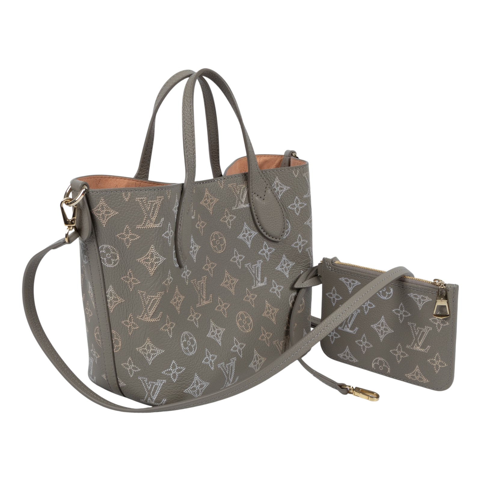 路易威登 LOUIS VUITTON BLOSSOM MAHINA PM 手提包 斜背包 水桶包 M23758 晶片款  原廠盒子/防塵袋/購買證明