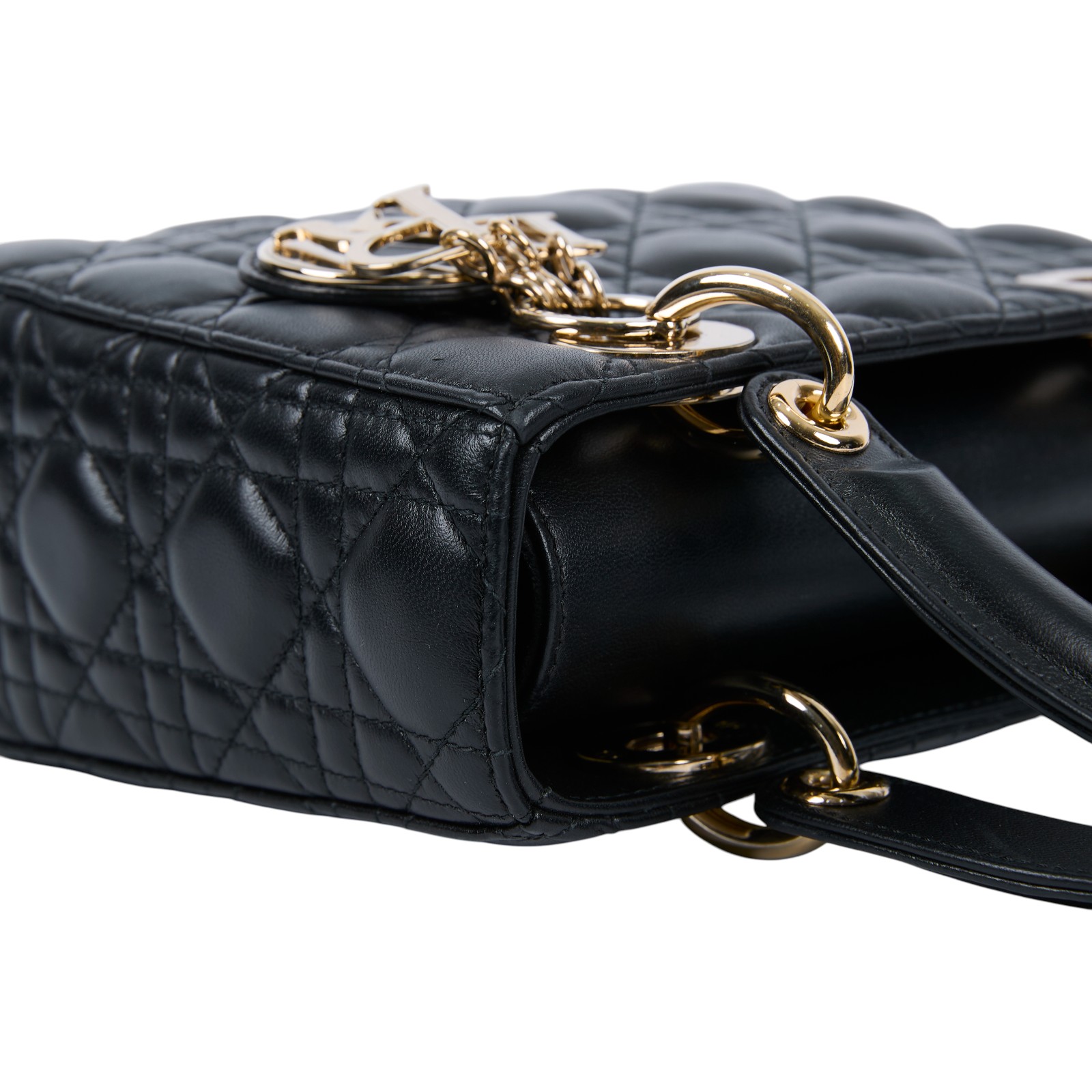 迪奧 CHRISTIAN DIOR Lady Dior My ABCDior 小型 肩背 手提包 羊皮 M0538ONGE  原廠盒子/防塵袋/保證卡