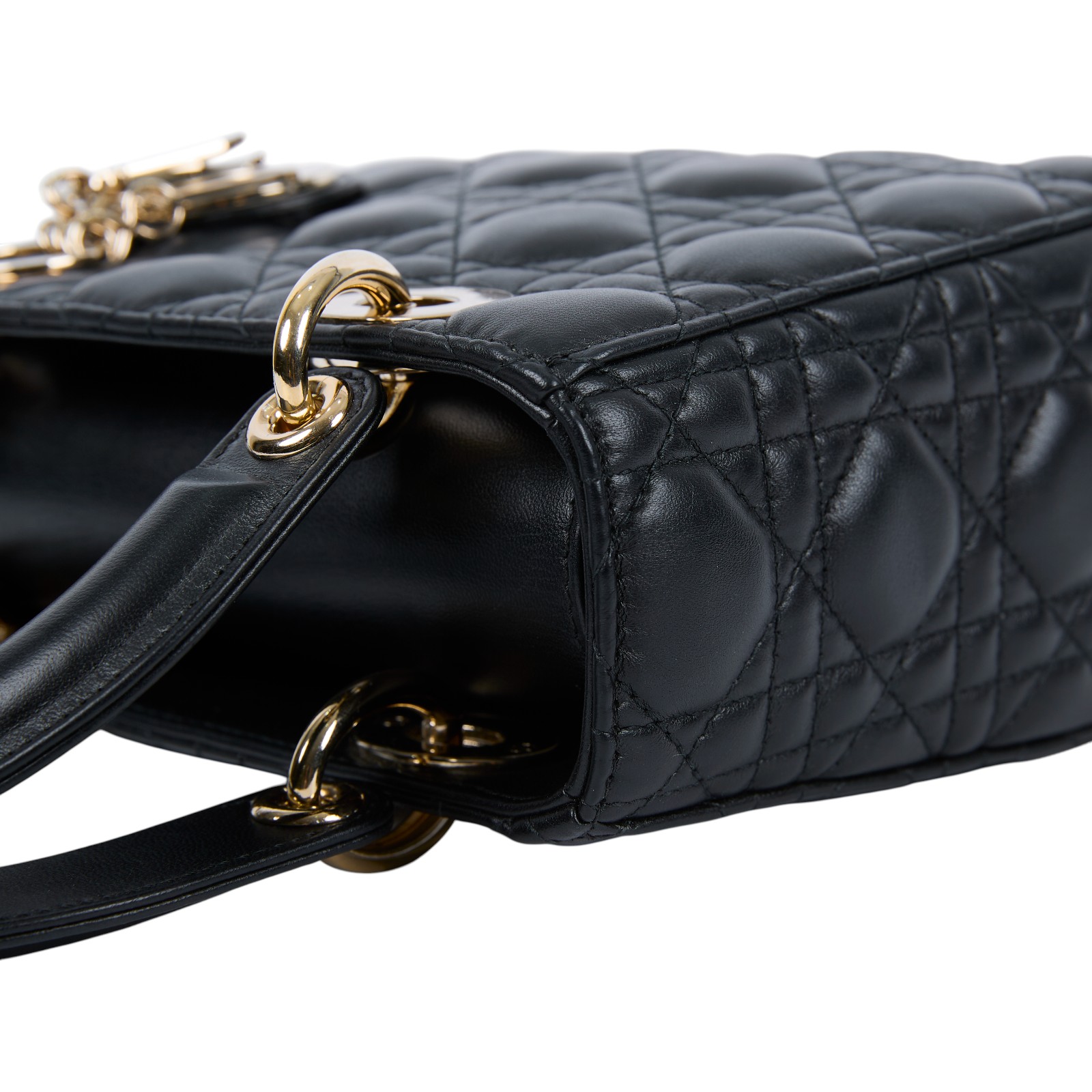 迪奧 CHRISTIAN DIOR Lady Dior My ABCDior 小型 肩背 手提包 羊皮 M0538ONGE  原廠盒子/防塵袋/保證卡