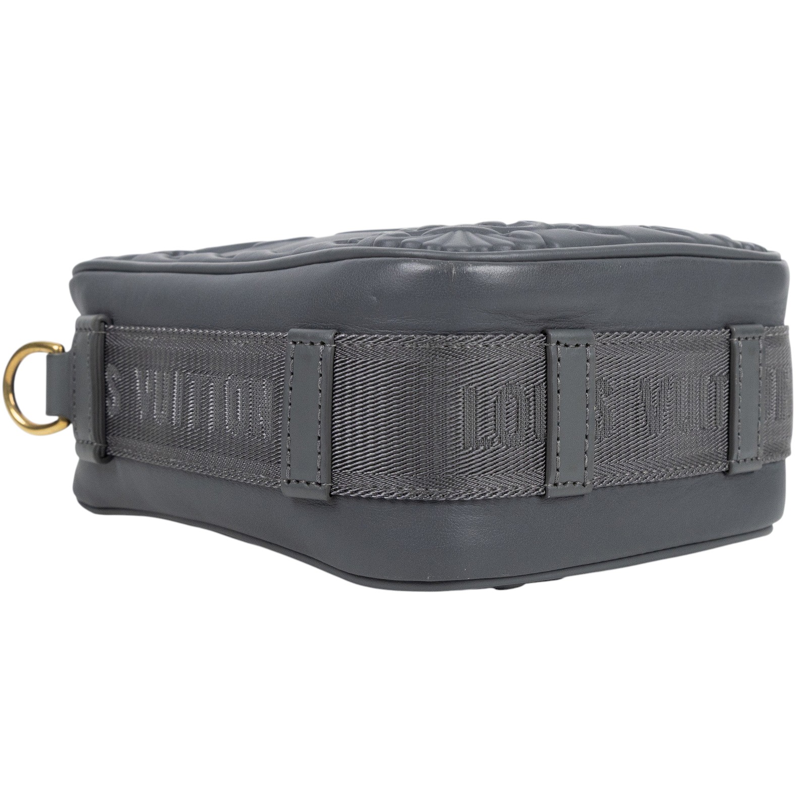 路易威登 LOUIS VUITTON Cruiser Messenger 斜背包 M21812 晶片款 灰原花浮雕肩背包 無附屬品