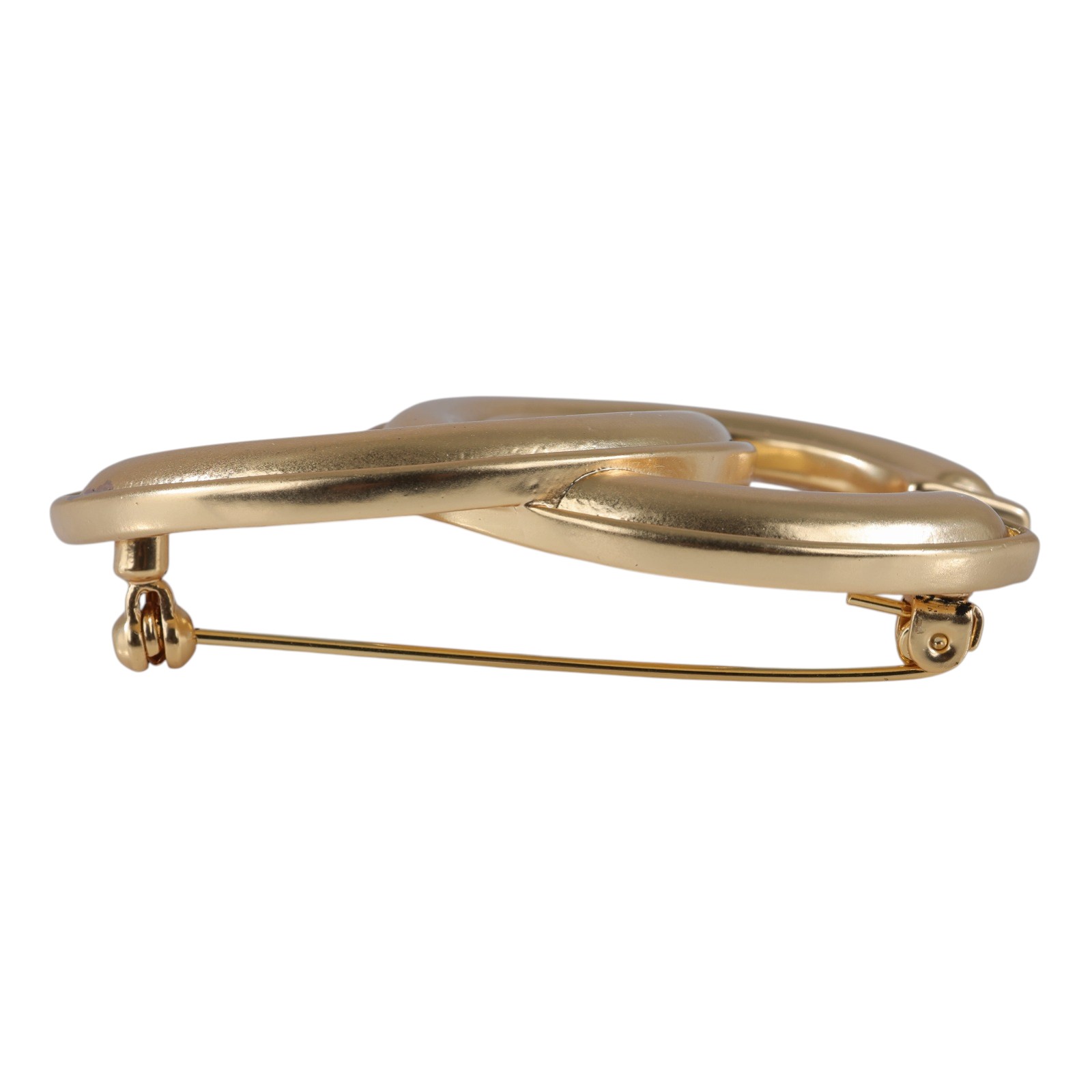 香奈兒 CHANEL CC LOGO 胸針 D19 V 金雙C胸針 原廠盒子