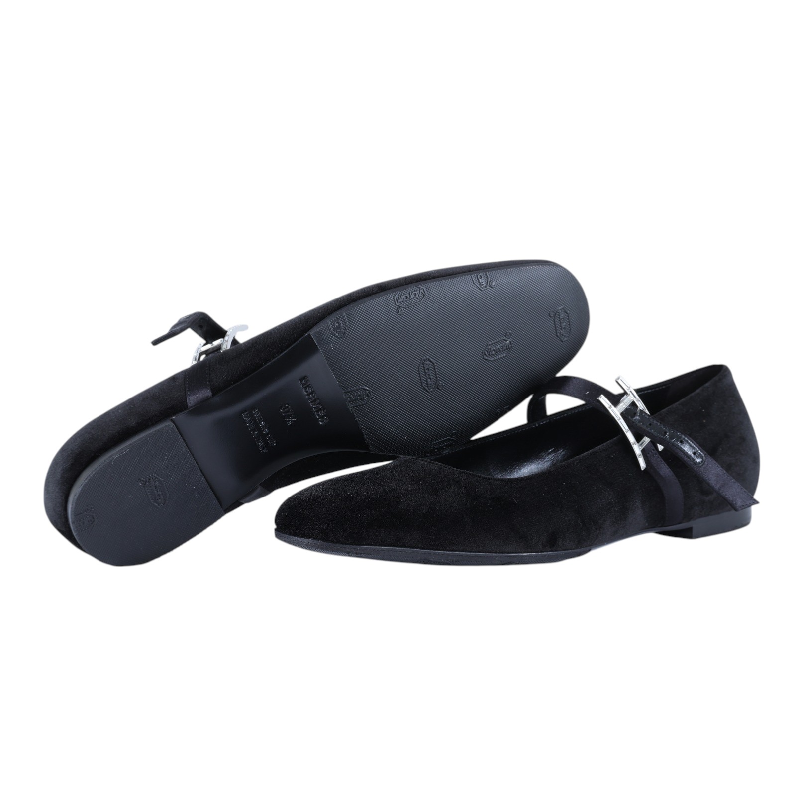 愛馬仕 Hermes Jane 芭蕾舞鞋 H252113Zv02375 /#37.5 黑JANE芭蕾舞鞋 無附屬品