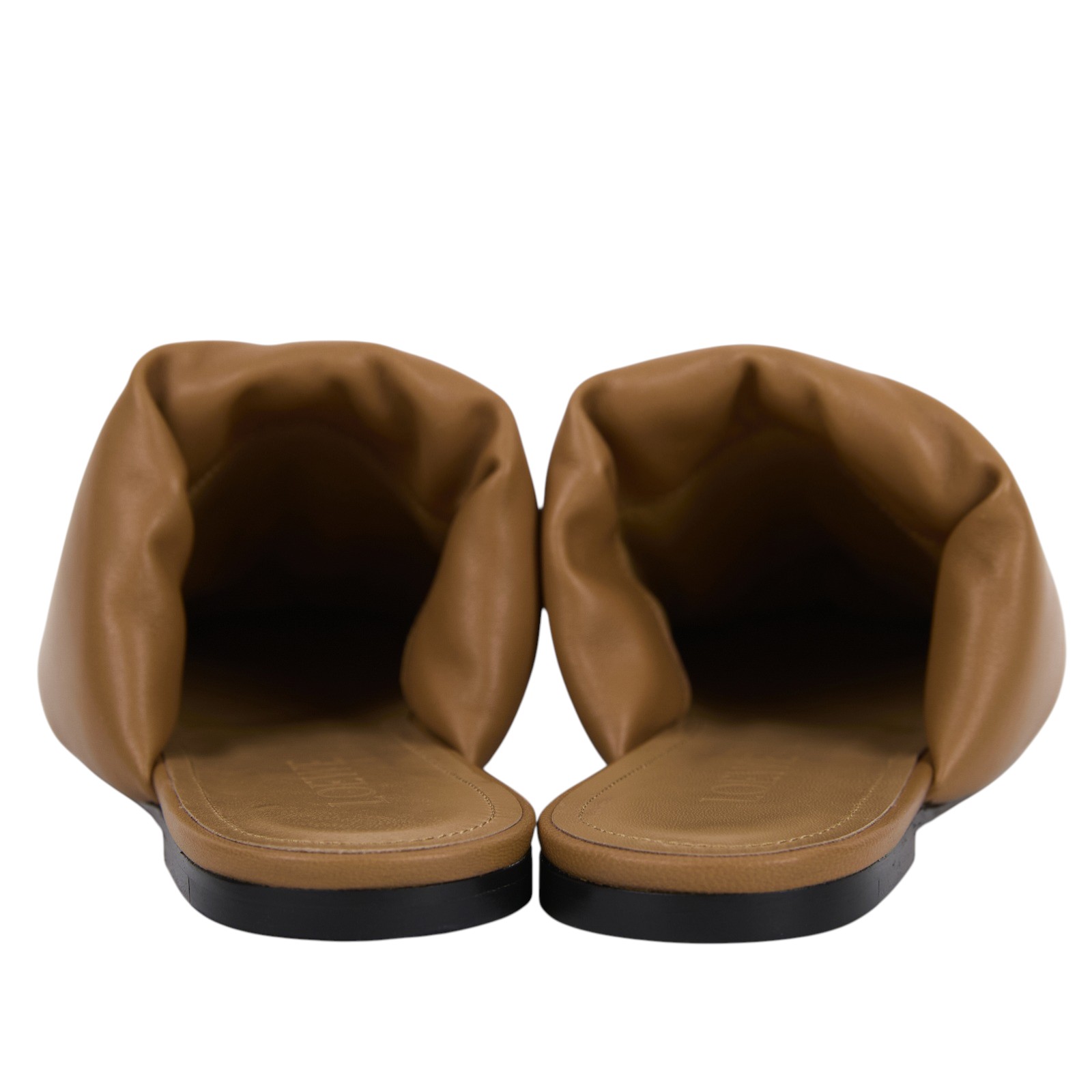 羅意威 LOEWE Anagram 標誌  皮革 拖鞋  咖色皮穆勒鞋 原廠盒子/防塵袋