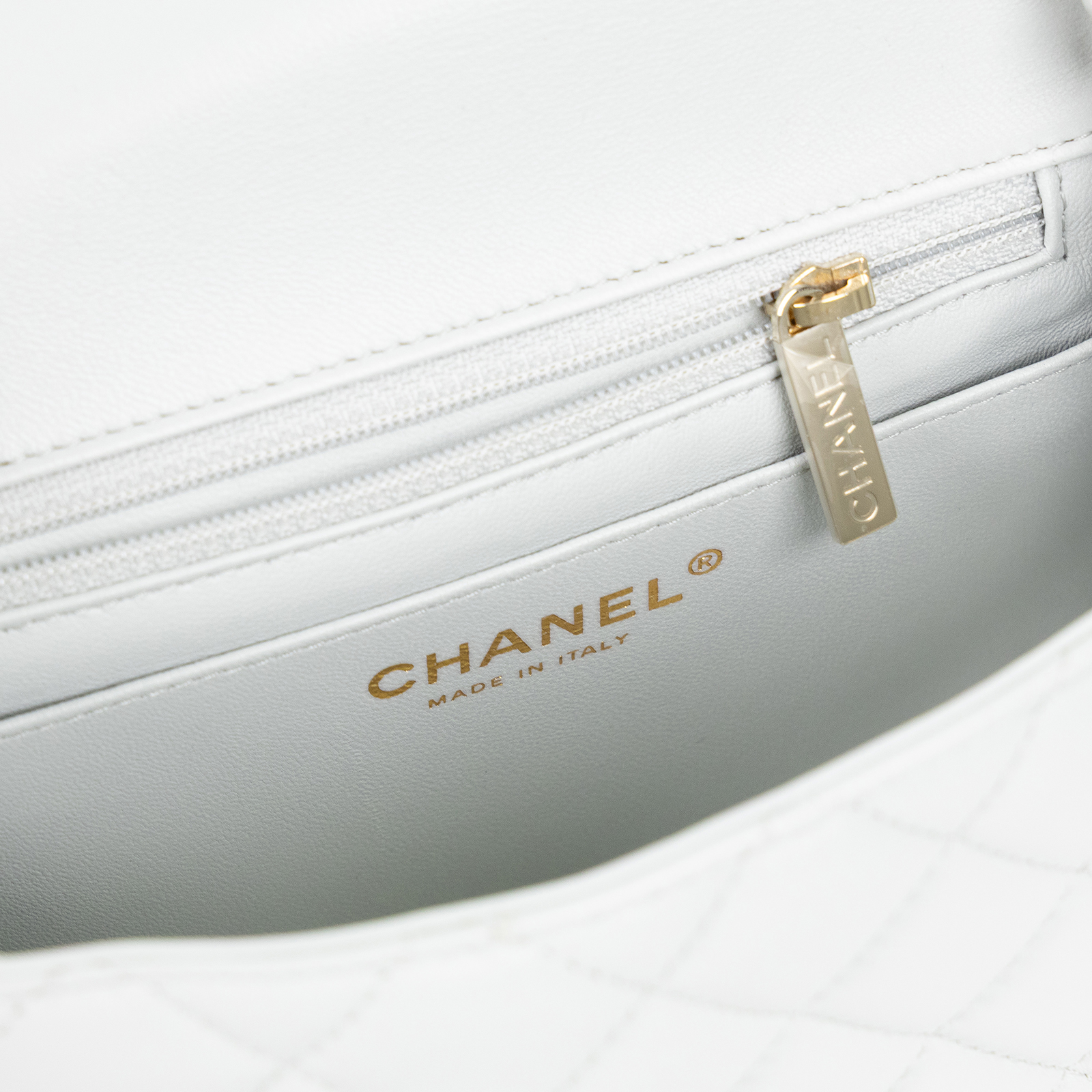 香奈兒 CHANEL CF 方形 迷你 口蓋包 A35200 晶片款 淡藍COCO17 防塵袋