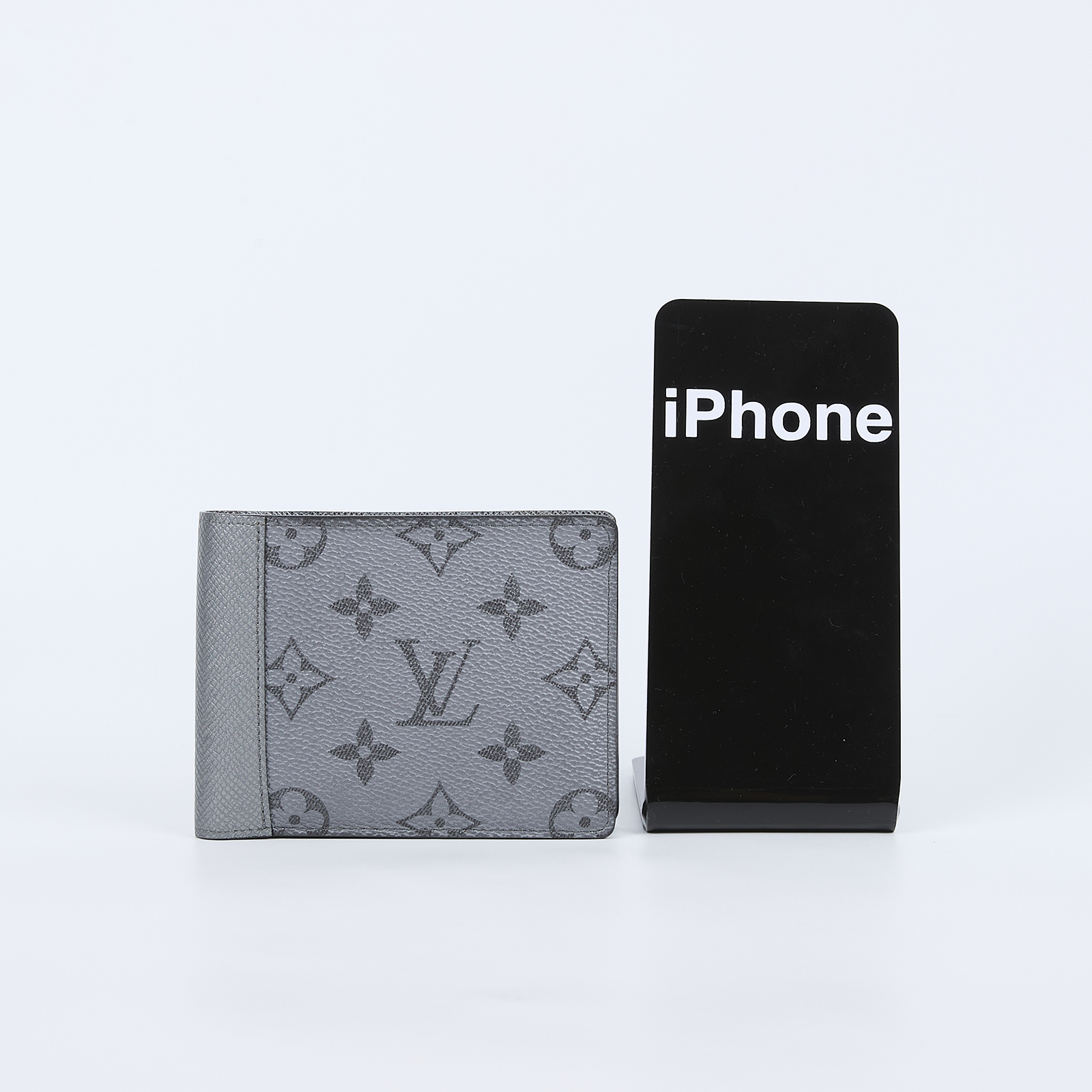 路易威登 LOUIS VUITTON Multiple 老花 錢包 短夾 M30843 晶片款 灰原花短夾 無附屬品