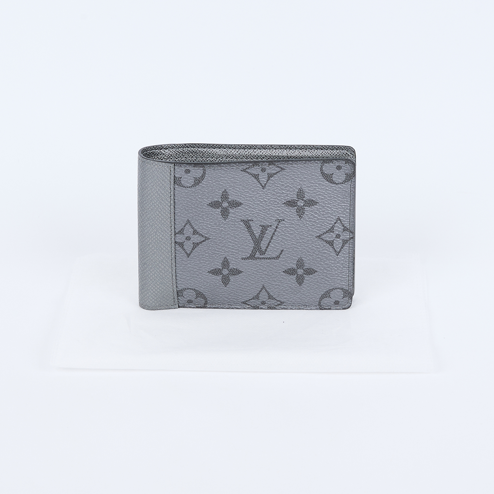 路易威登 LOUIS VUITTON Multiple 老花 錢包 短夾 M30843 晶片款 灰原花短夾 無附屬品