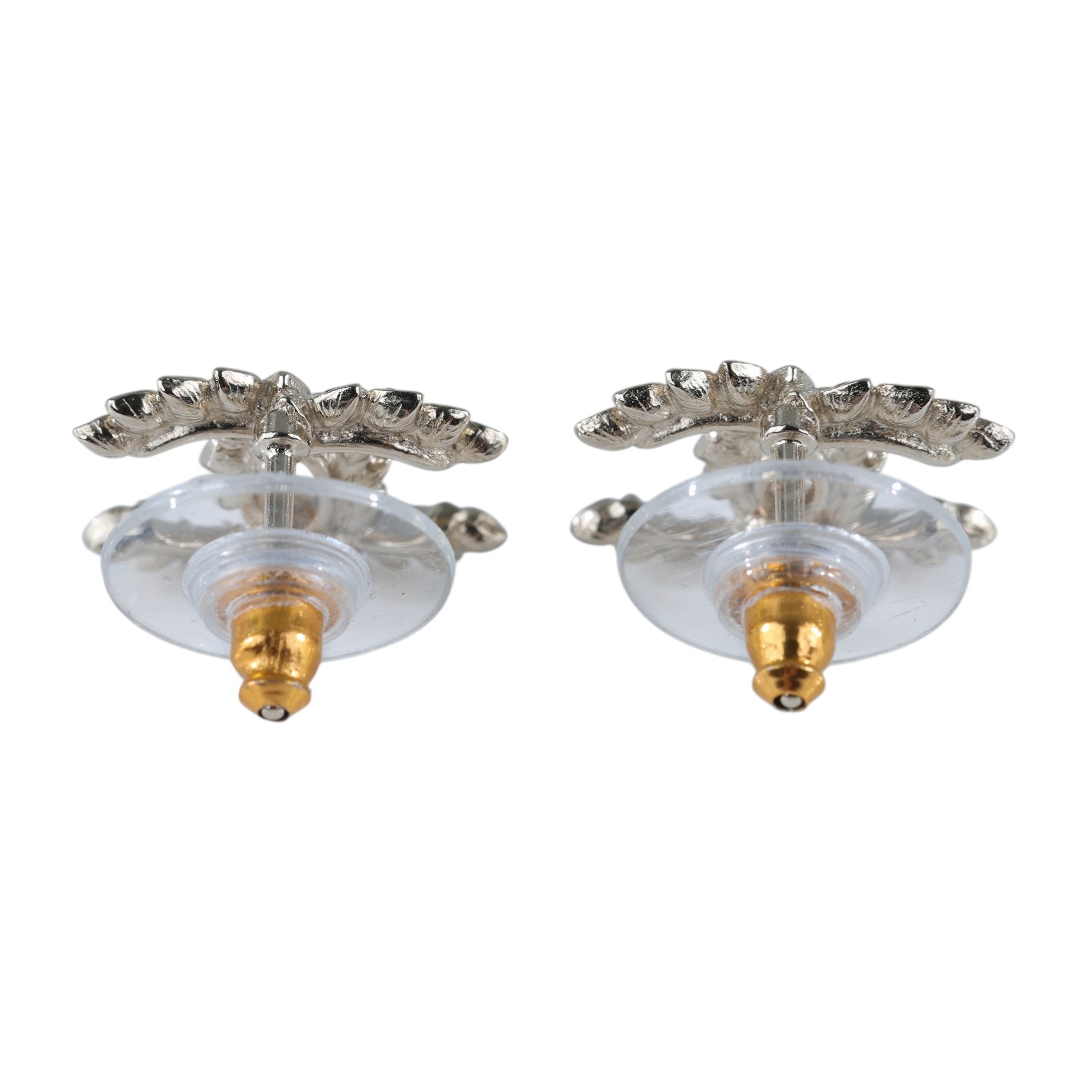 香奈兒 CHANEL CC LOGO 耳環 耳釘 C20 A 黑水鑽雙C LOGO耳環 原廠盒子