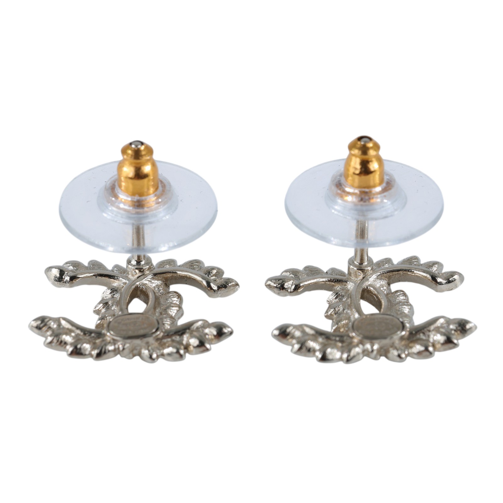 香奈兒 CHANEL CC LOGO 耳環 耳釘 C20 A 黑水鑽雙C LOGO耳環 原廠盒子