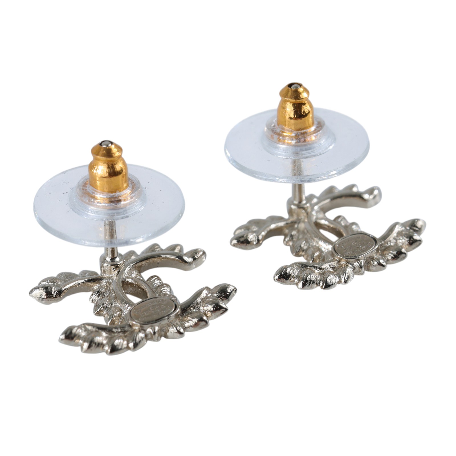 香奈兒 CHANEL CC LOGO 耳環 耳釘 C20 A 黑水鑽雙C LOGO耳環 原廠盒子