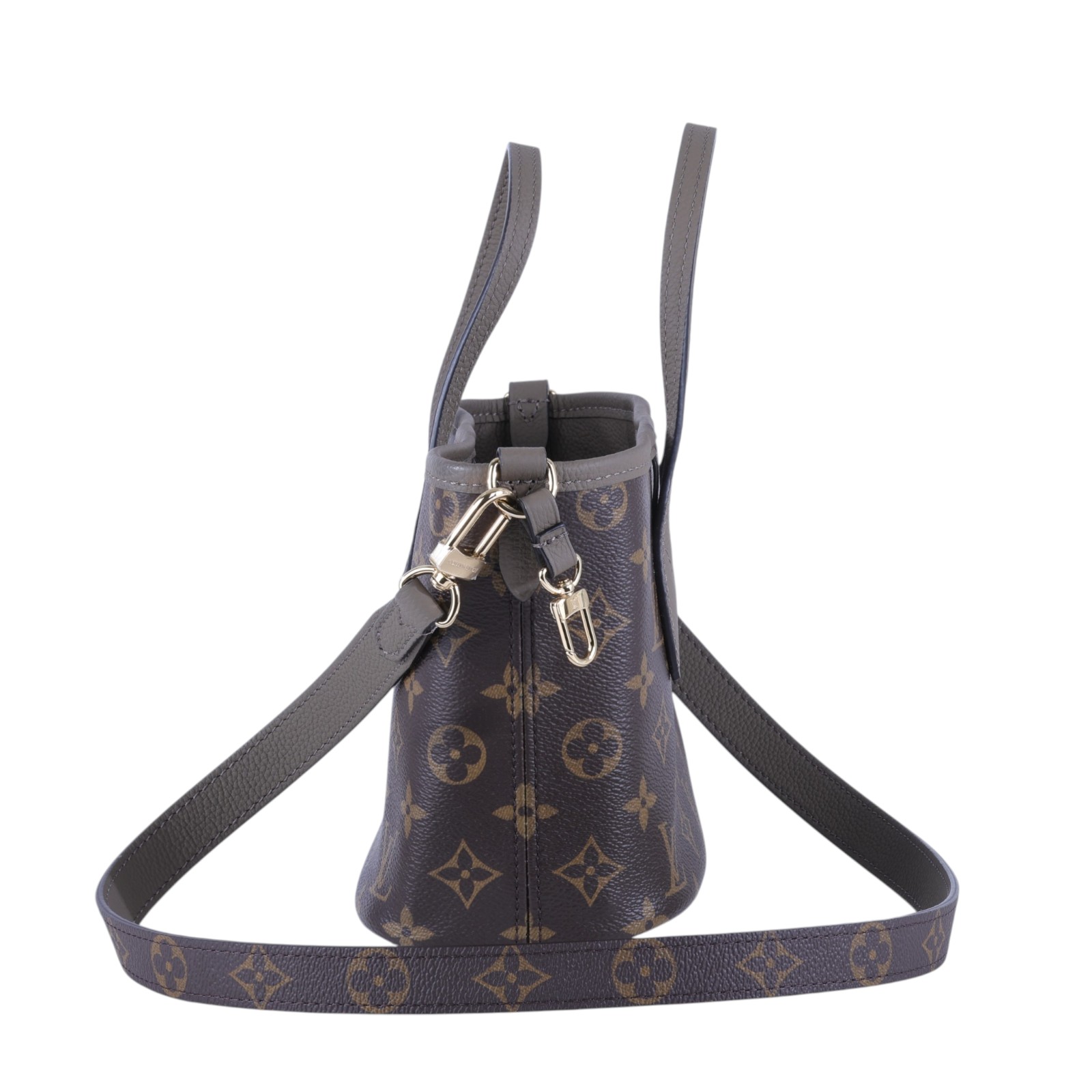 路易威登 LOUIS VUITTON Neverfull Bandoulière Inside Out BB 托特包 M28349 晶片款  原廠盒子/防塵袋/購買證明