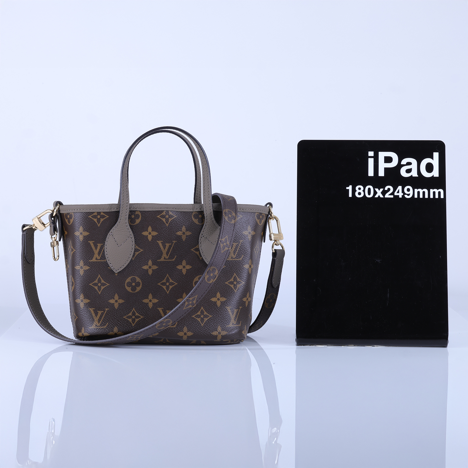 路易威登 LOUIS VUITTON Neverfull Bandoulière Inside Out BB 托特包 M28349 晶片款  原廠盒子/防塵袋/購買證明