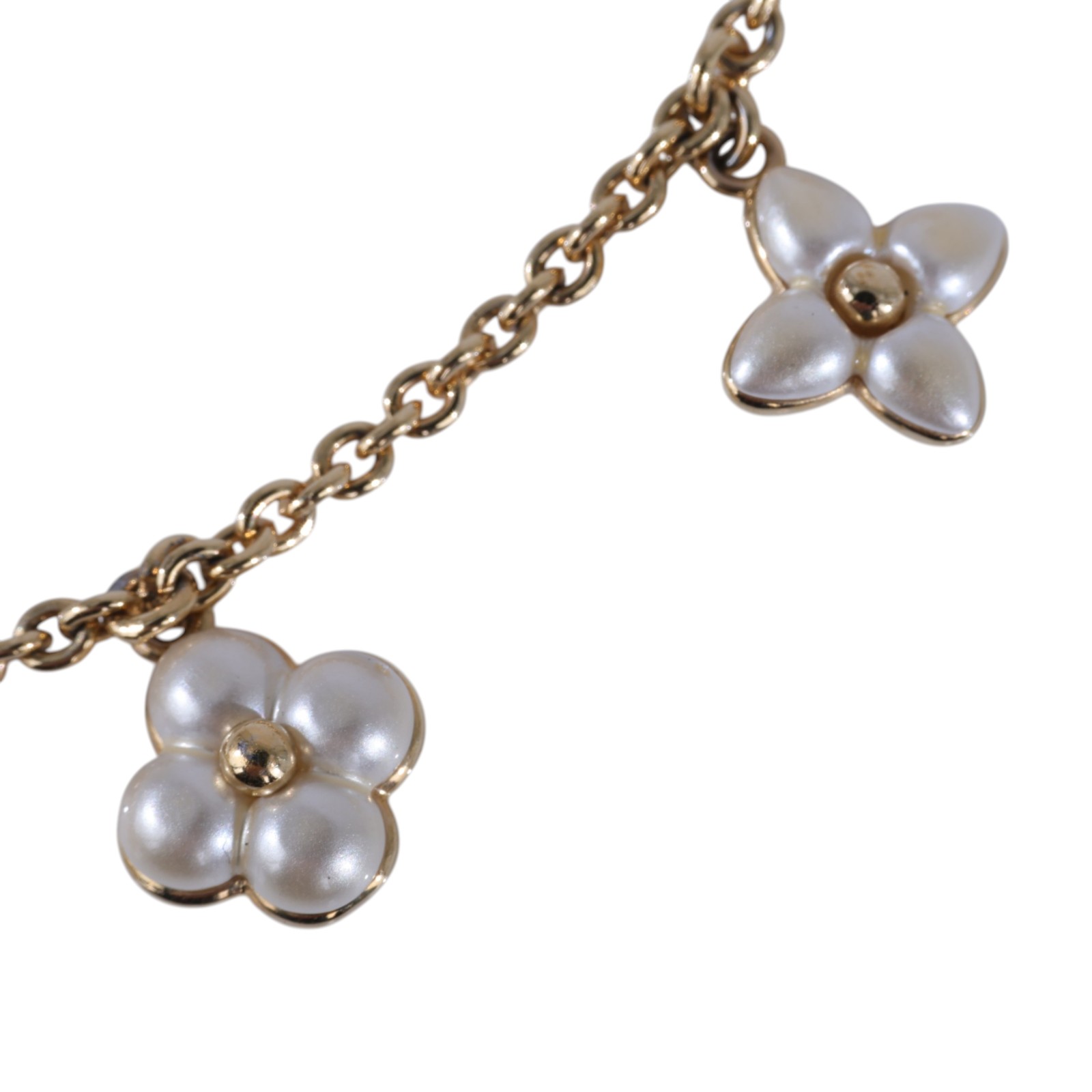 路易威登 LOUIS VUITTON LV Floragram 手鐲 M0940A 白色Floragram 手鍊 無附屬品