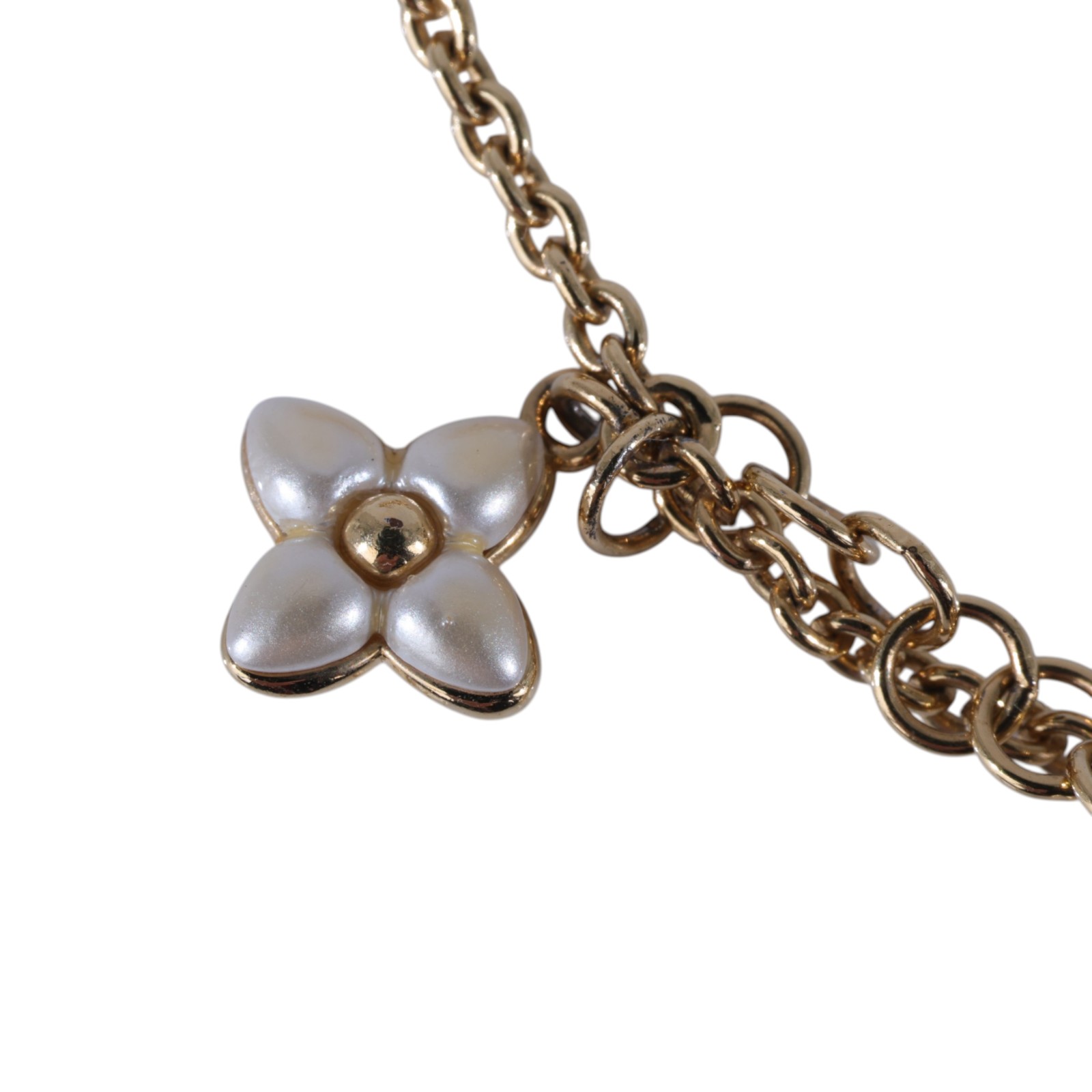 路易威登 LOUIS VUITTON LV Floragram 手鐲 M0940A 白色Floragram 手鍊 無附屬品