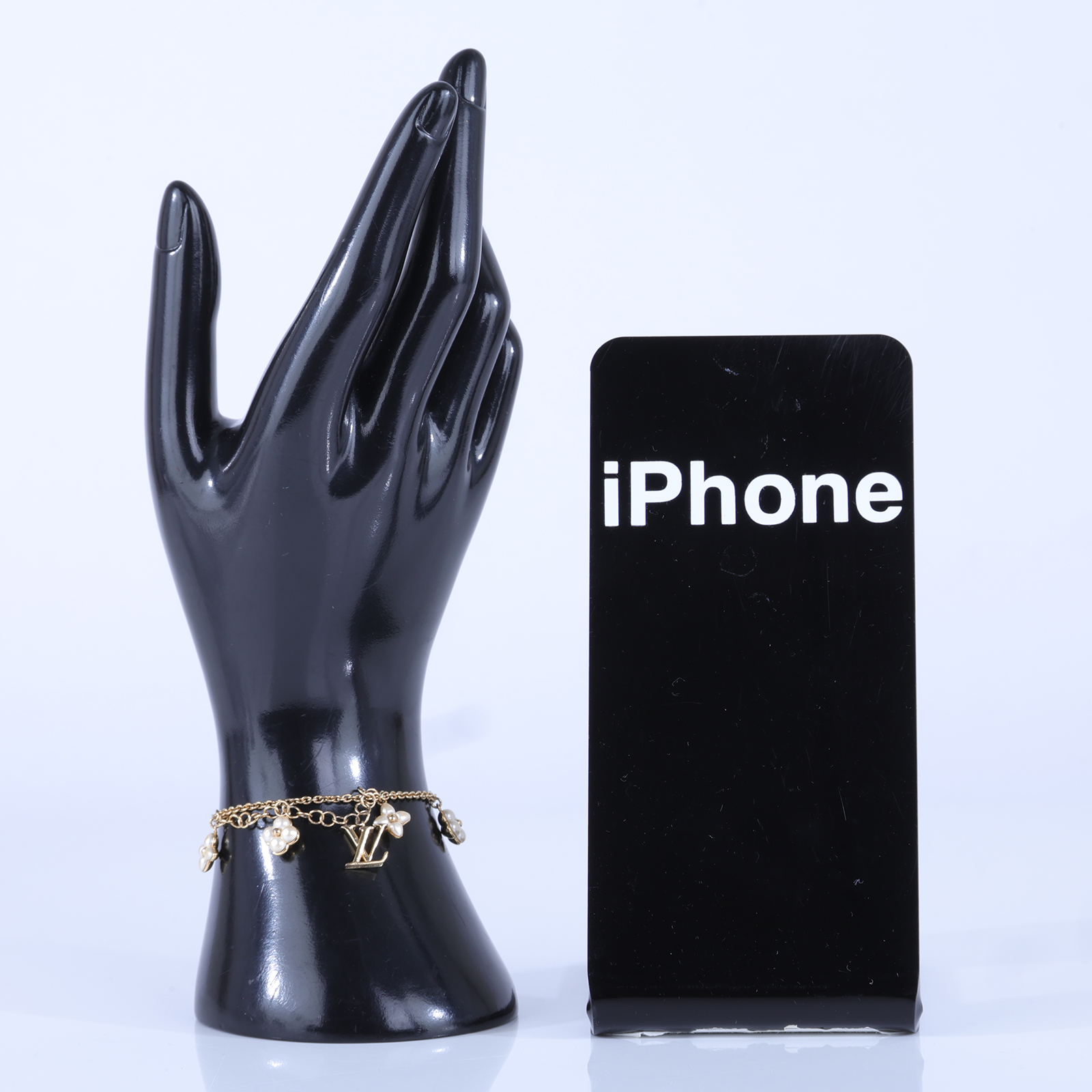 路易威登 LOUIS VUITTON LV Floragram 手鐲 M0940A 白色Floragram 手鍊 無附屬品