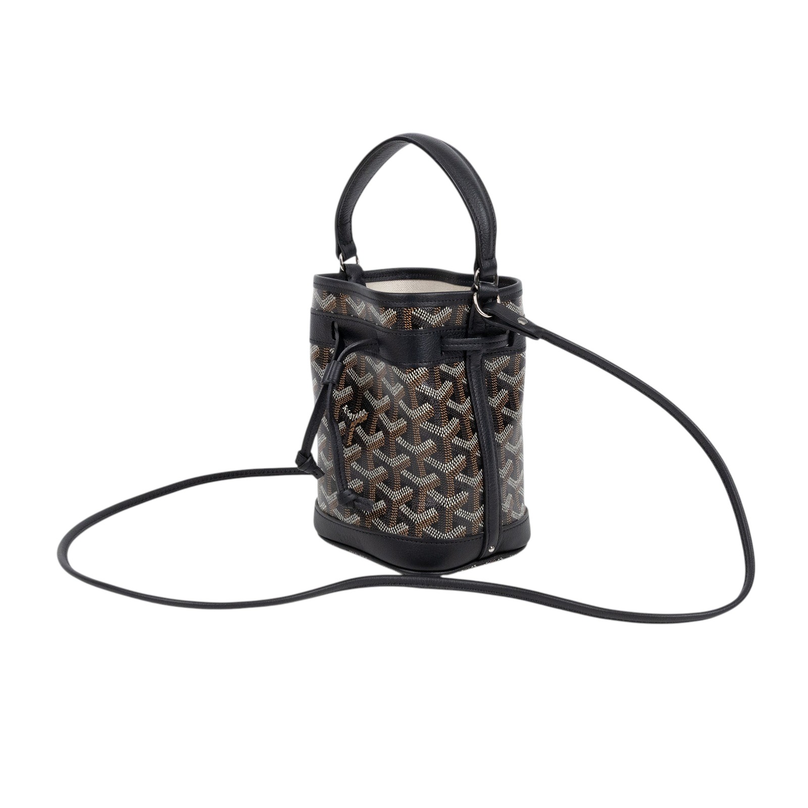 高雅德 GOYARD Petit Flot Bucket Mini Bag 水桶包 PEFLOTMINTY  防塵袋/國外購買證明