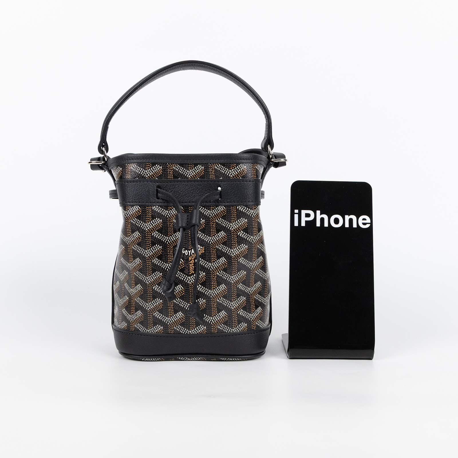 高雅德 GOYARD Petit Flot Bucket Mini Bag 水桶包 PEFLOTMINTY  防塵袋/國外購買證明