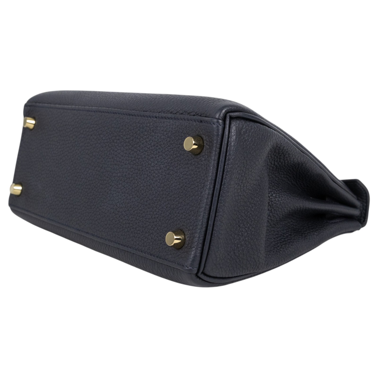 愛馬仕 Hermes Kelly II Sellier 凱莉包 25 金色五金 深海藍色 H084323CCAB /BHT784CH  原廠盒子/防塵袋/背帶2/鎖組/購買證明