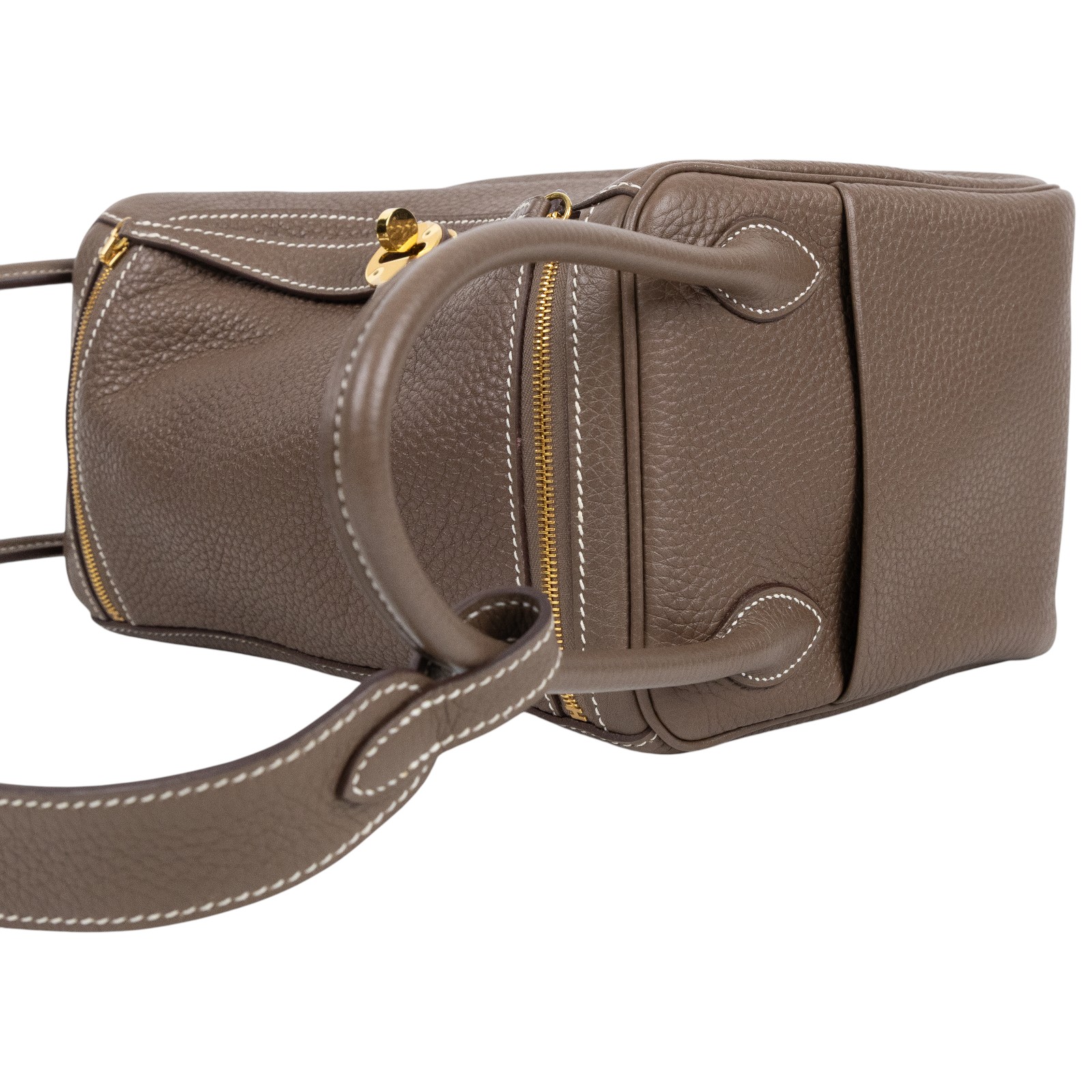 愛馬仕 Hermes Lindy 琳迪包 26 LD26 YPY860AS Y刻 深棕金扣LINDY26 原廠盒子/防塵袋/雨衣