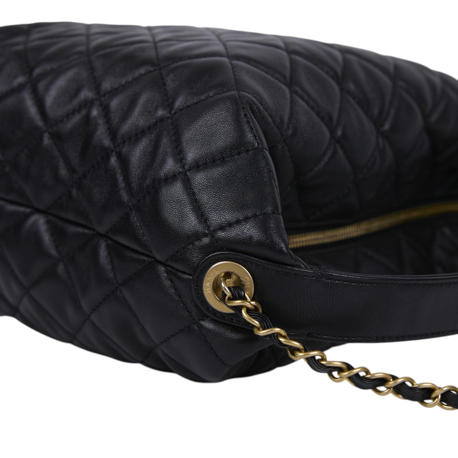 香奈兒 CHANEL HOBO 飯盒包 手提包 肩背包 AS1747 B02874 29開黑金羊HOBO飯盒包 2WAY 原廠盒子/防塵袋/保證卡/購買證明