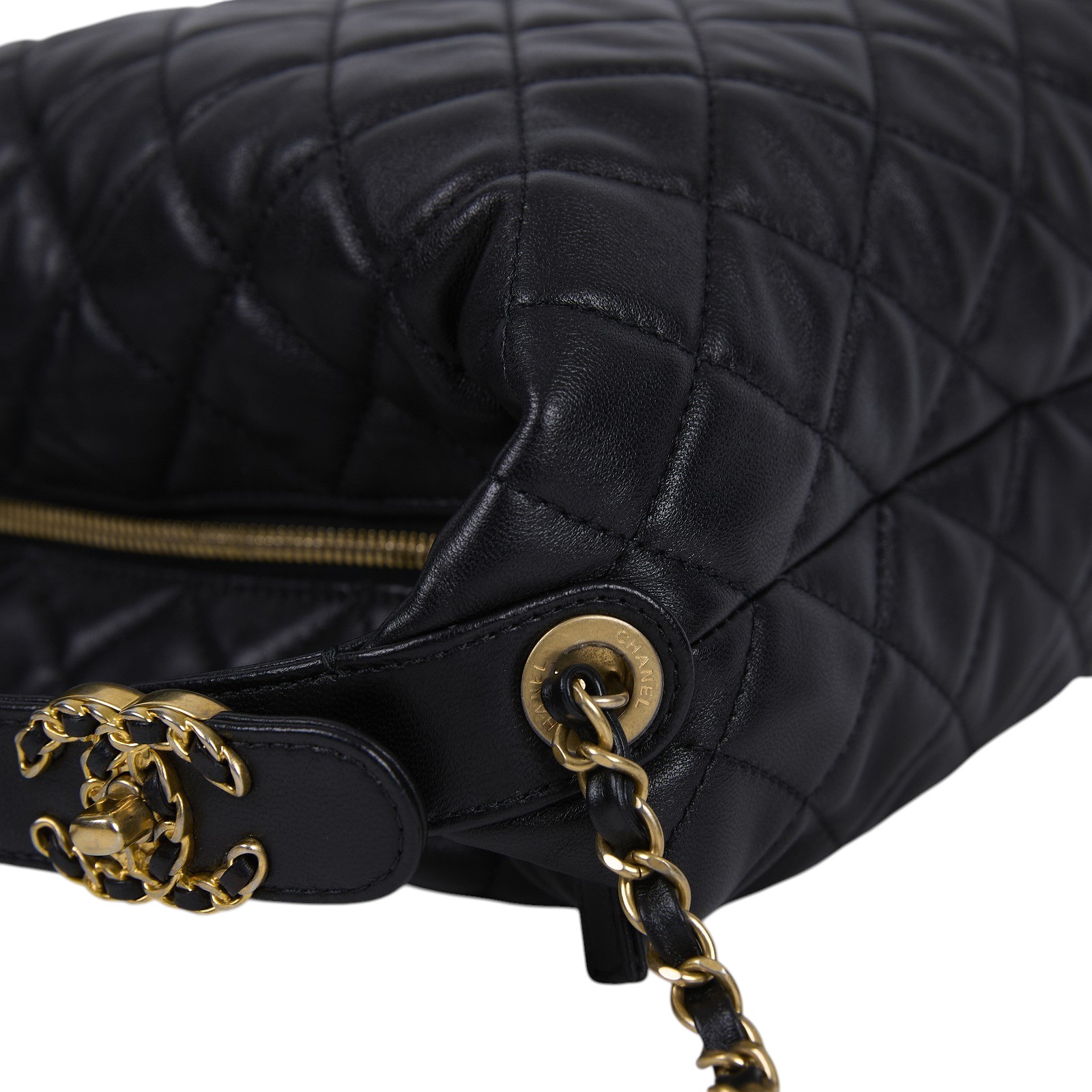 香奈兒 CHANEL HOBO 飯盒包 手提包 肩背包 AS1747 B02874 29開黑金羊HOBO飯盒包 2WAY 原廠盒子/防塵袋/保證卡/購買證明