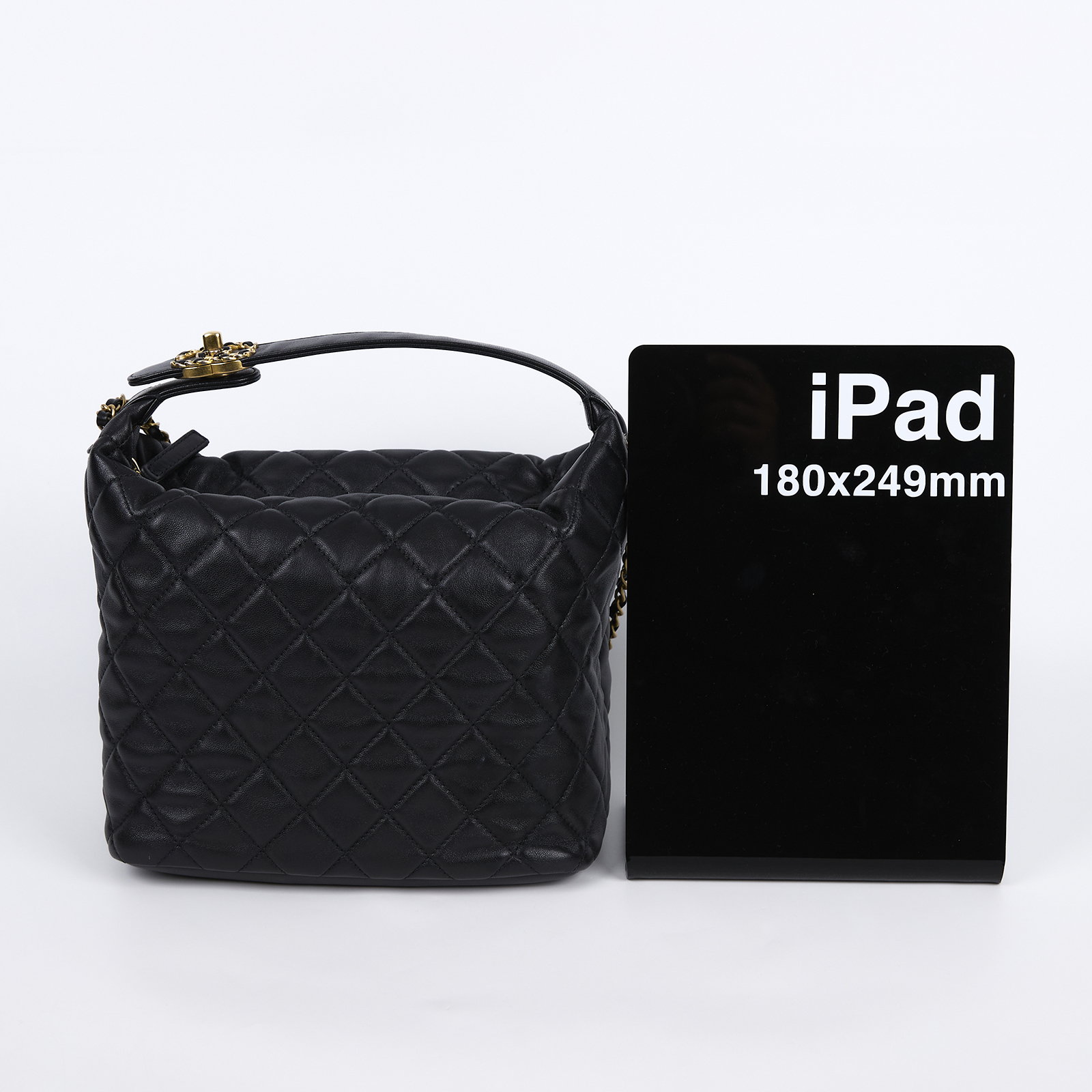 香奈兒 CHANEL HOBO 飯盒包 手提包 肩背包 AS1747 B02874 29開黑金羊HOBO飯盒包 2WAY 原廠盒子/防塵袋/保證卡/購買證明