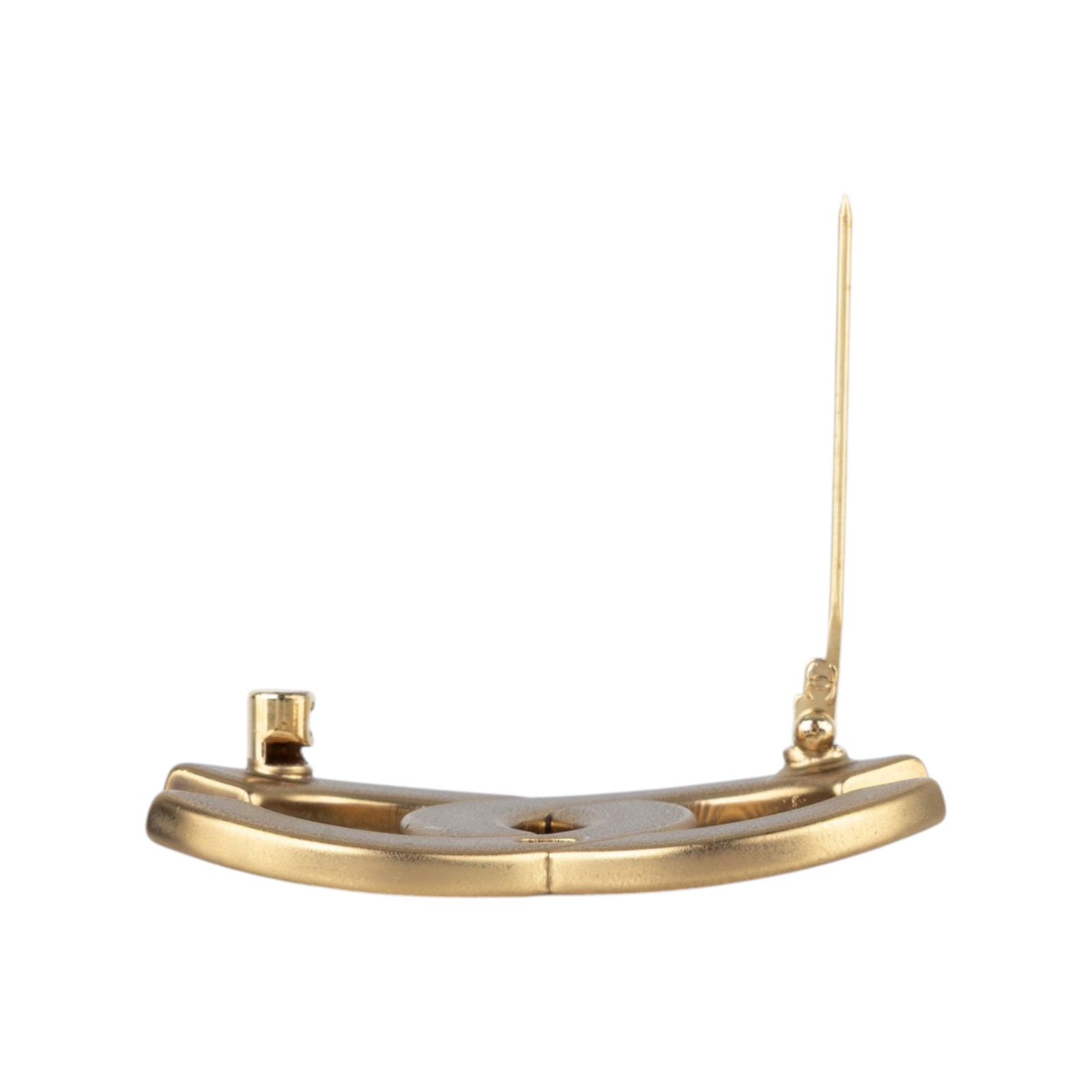 香奈兒 CHANEL CC LOGO 胸針 A21C 雙排水鑽雙C胸針 原廠盒子