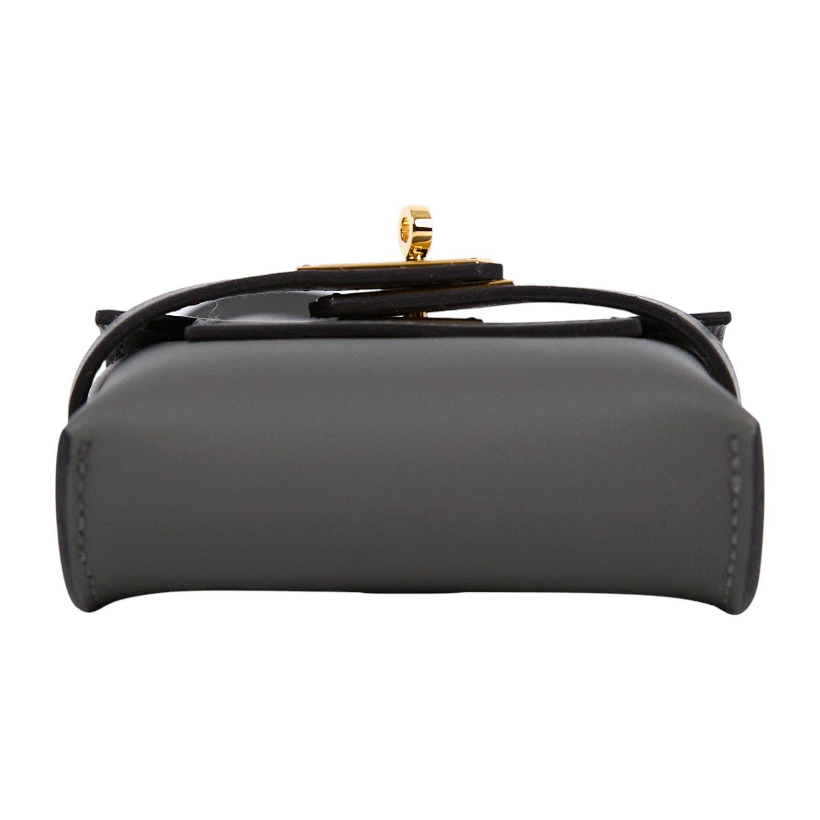 愛馬仕 Hermes Kelly Festival 吊飾 包掛 H084665 KAS704HP K刻灰金AirPods 保護套 原廠盒子/防塵袋