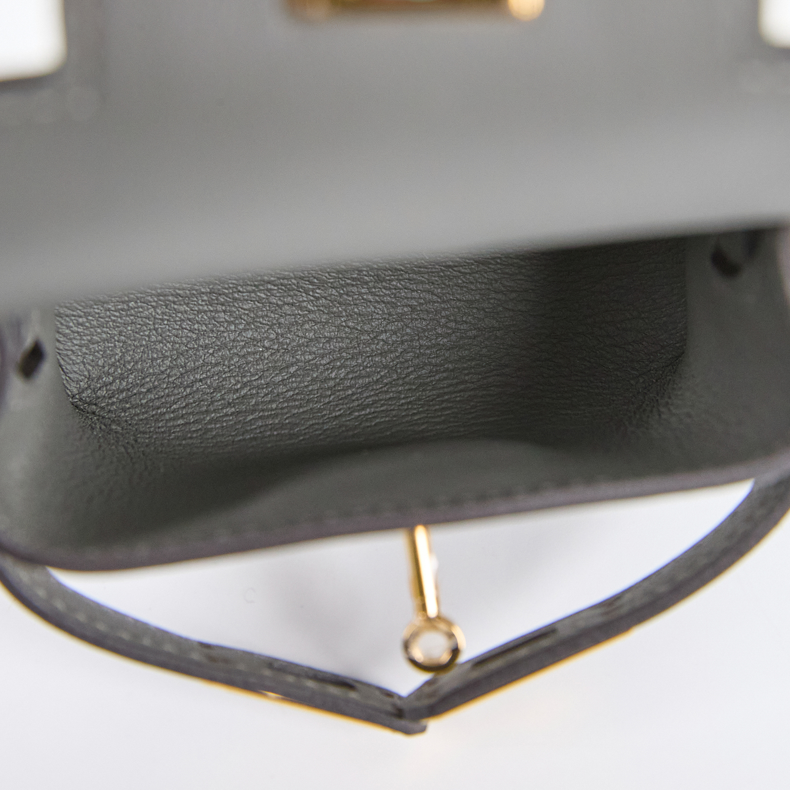 愛馬仕 Hermes Kelly Festival 吊飾 包掛 H084665 KAS704HP K刻灰金AirPods 保護套 原廠盒子/防塵袋