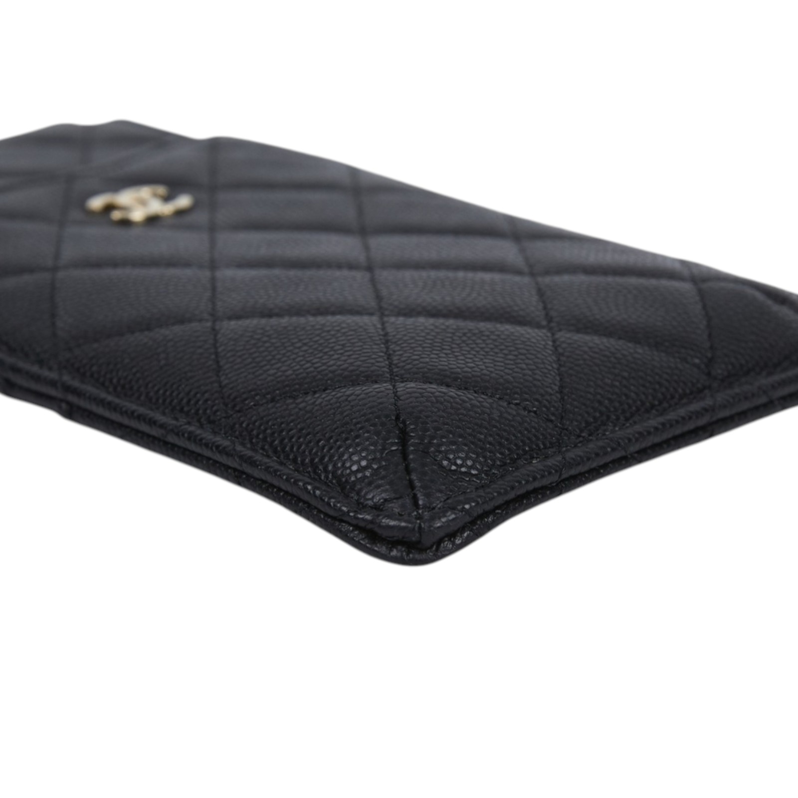 香奈兒 CHANEL CC LOGO 菱格紋 卡夾 長夾 錢包 AP0225 28開黑荔枝一字拉鍊長夾 原廠盒子/防塵袋/保證卡