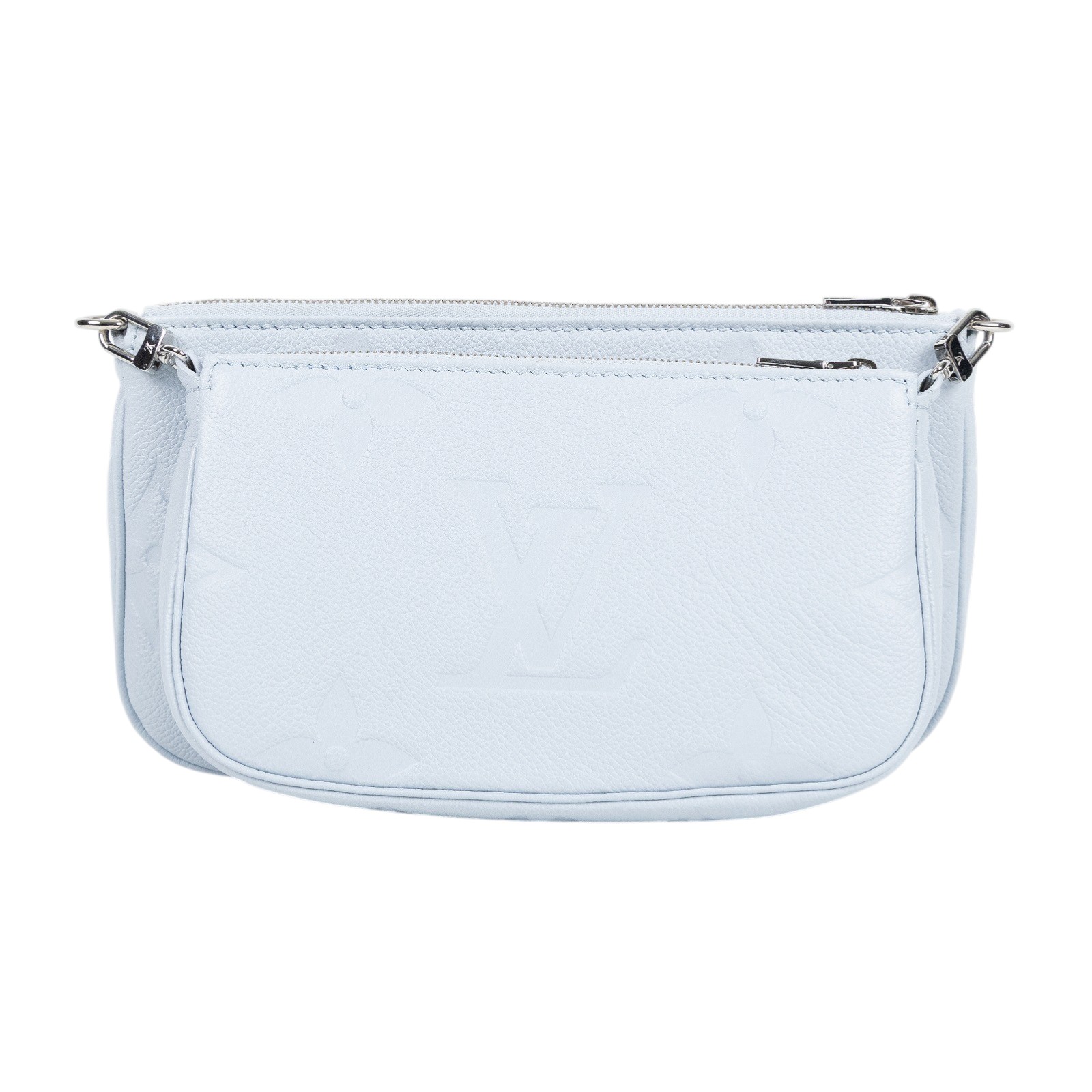 路易威登 LOUIS VUITTON Multi Pochette Accessoires Monogram 斜背包 肩背包 手拿包 M47173 晶片款  原廠盒子/背帶2/購買證明