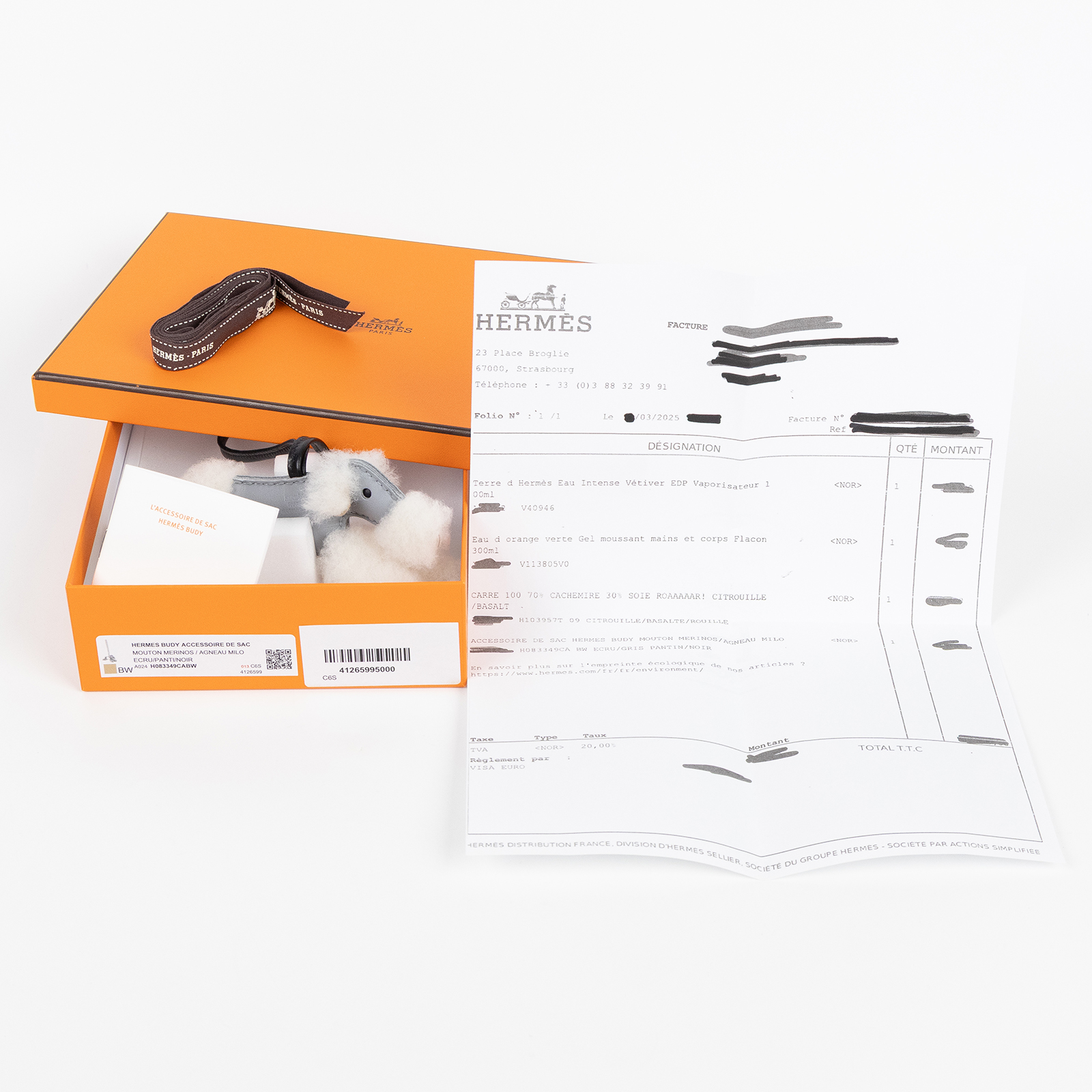 愛馬仕 Hermes Budy charm 吊飾 包掛 狐狸㹴犬 H083349CABW /H083349CA  原廠盒子/購買證明影本