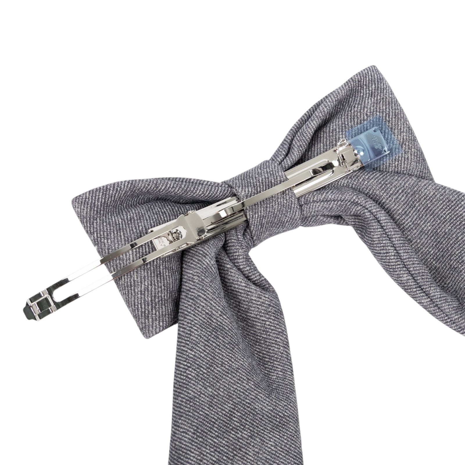 愛馬仕 Hermes Karma Twill 髮夾 黑色 H251025Gv02TU H251025G 02TU 黑KARMA TWILL髮夾 原廠盒子