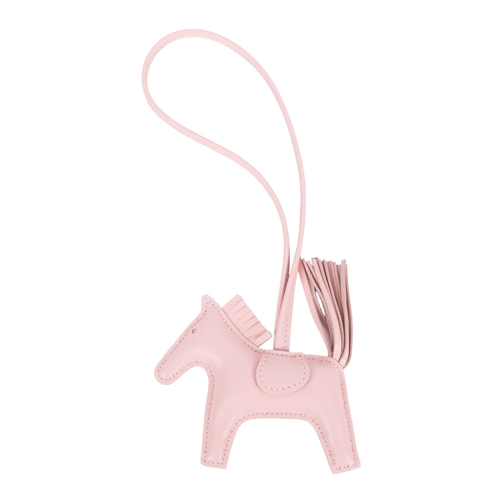 愛馬仕 Hermes Rodeo PM 飛馬 吊飾 RODEOPM /H064929CA W刻粉色小馬 PM 原廠盒子/購買證明影本