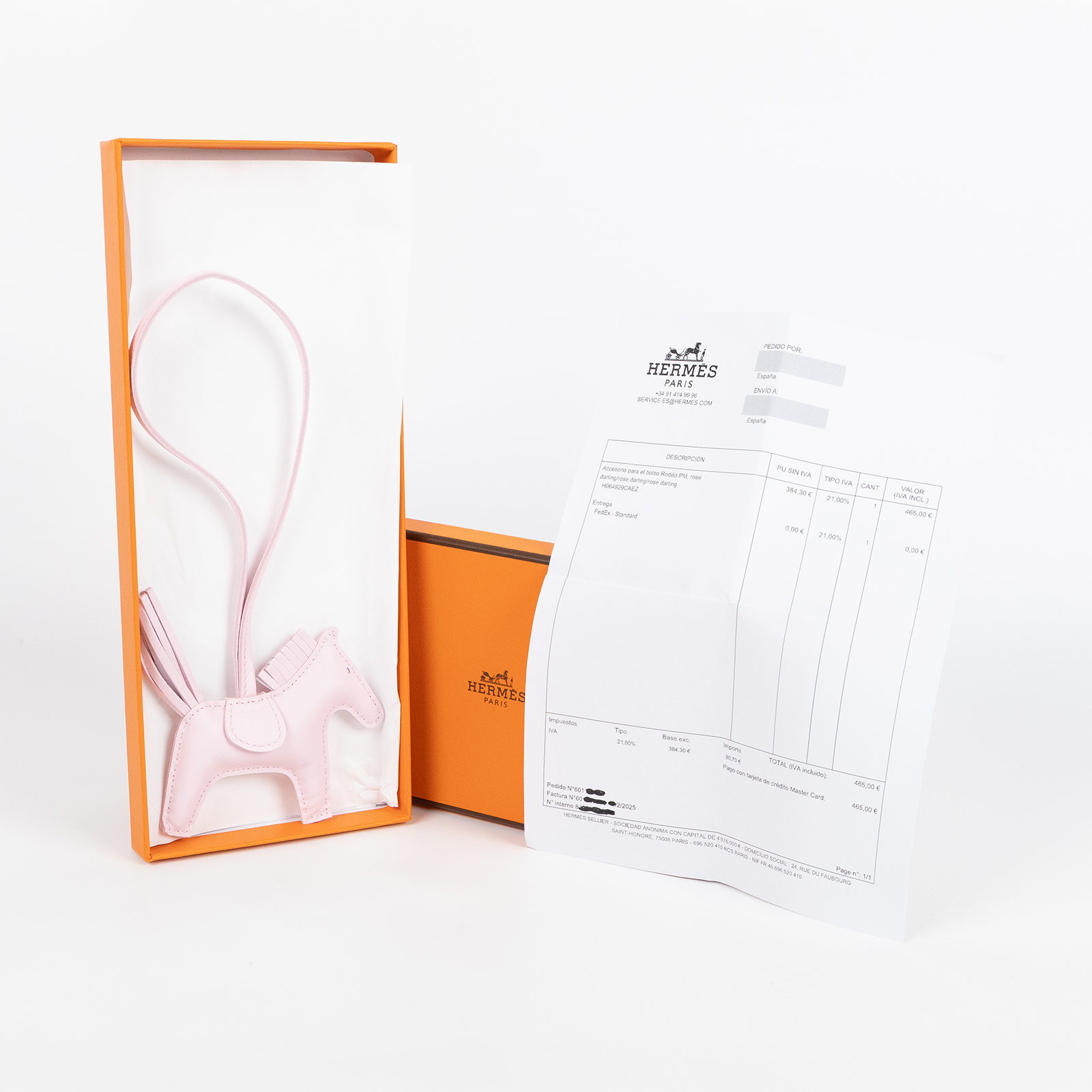 愛馬仕 Hermes Rodeo PM 飛馬 吊飾 戀愛粉色 H064929CAEZ / W刻M7戀愛粉色小馬 PM 原廠盒子/購買證明影本