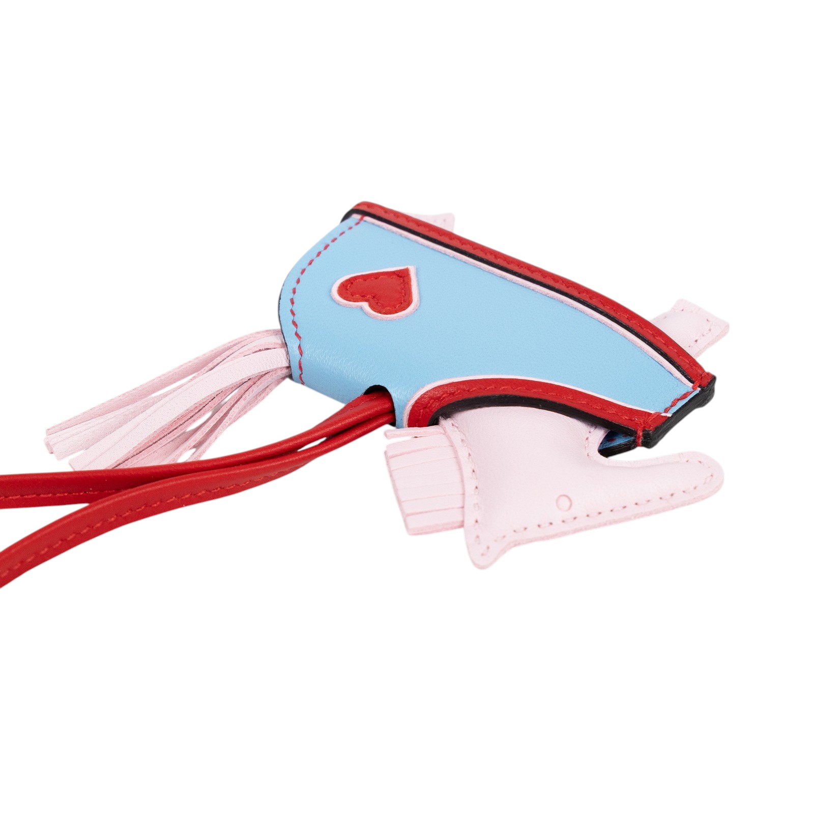 愛馬仕 Hermes Rodeo Robeo Coeur PM 飛馬 吊飾 戀愛粉 陽光紅 糖果藍 H086714CAAA /  原廠盒子