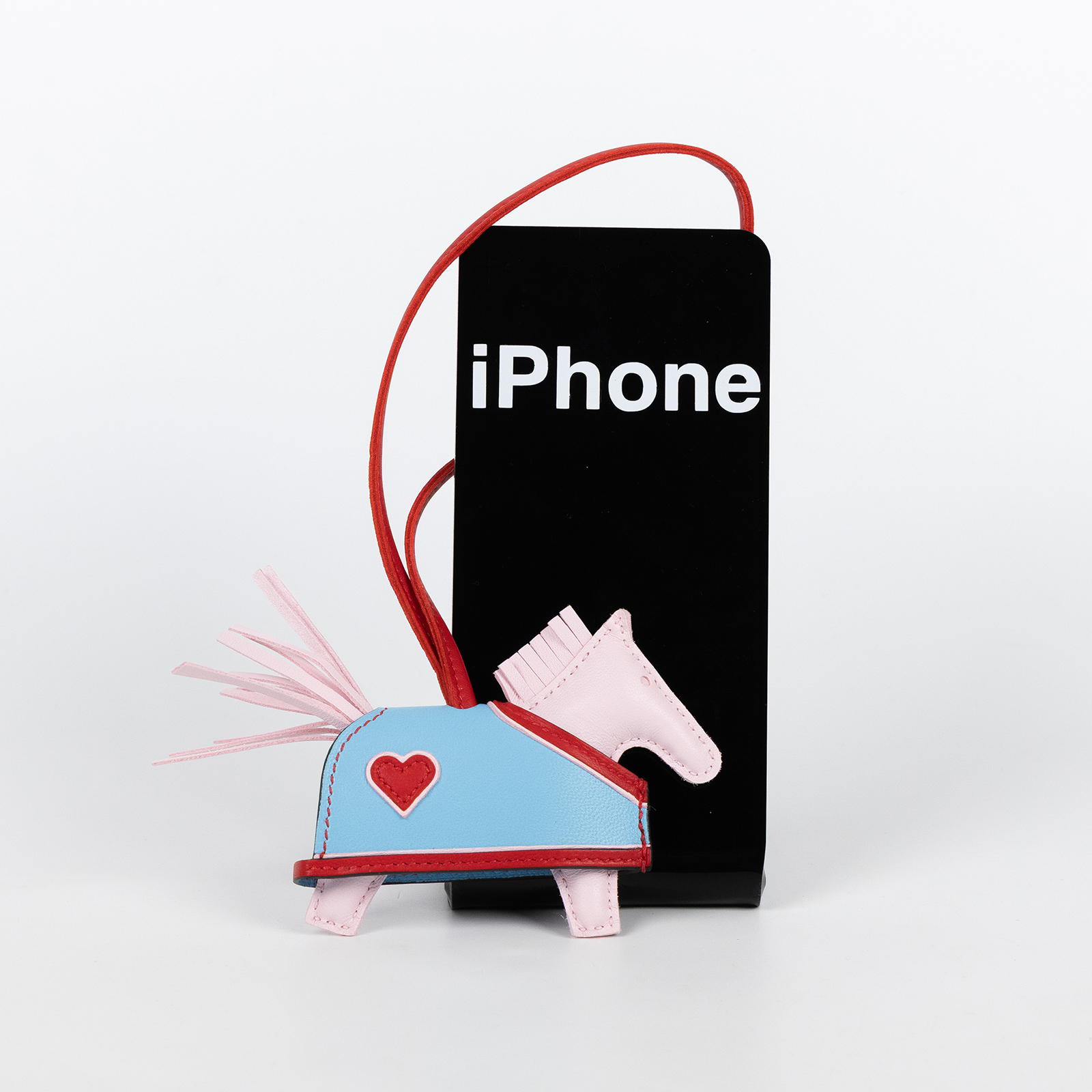 愛馬仕 Hermes Rodeo Robeo Coeur PM 飛馬 吊飾 戀愛粉 陽光紅 糖果藍 H086714CAAA /  原廠盒子