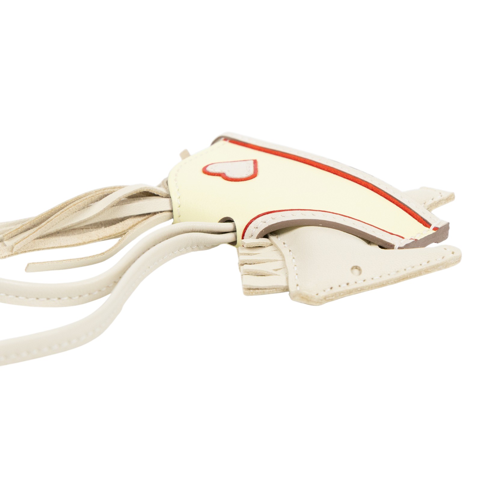 愛馬仕 Hermes Rodeo Robeo Coeur PM 飛馬 吊飾 奶昔白 米爾頓黃 陽光紅 H086714CAAB K AM 004 UH  原廠盒子